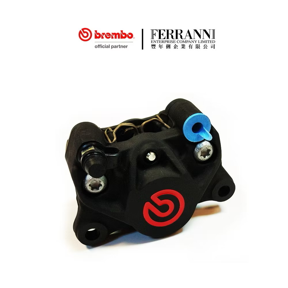 【 BREMBO 】鑄造對二卡鉗 大螃蟹 黑底紅