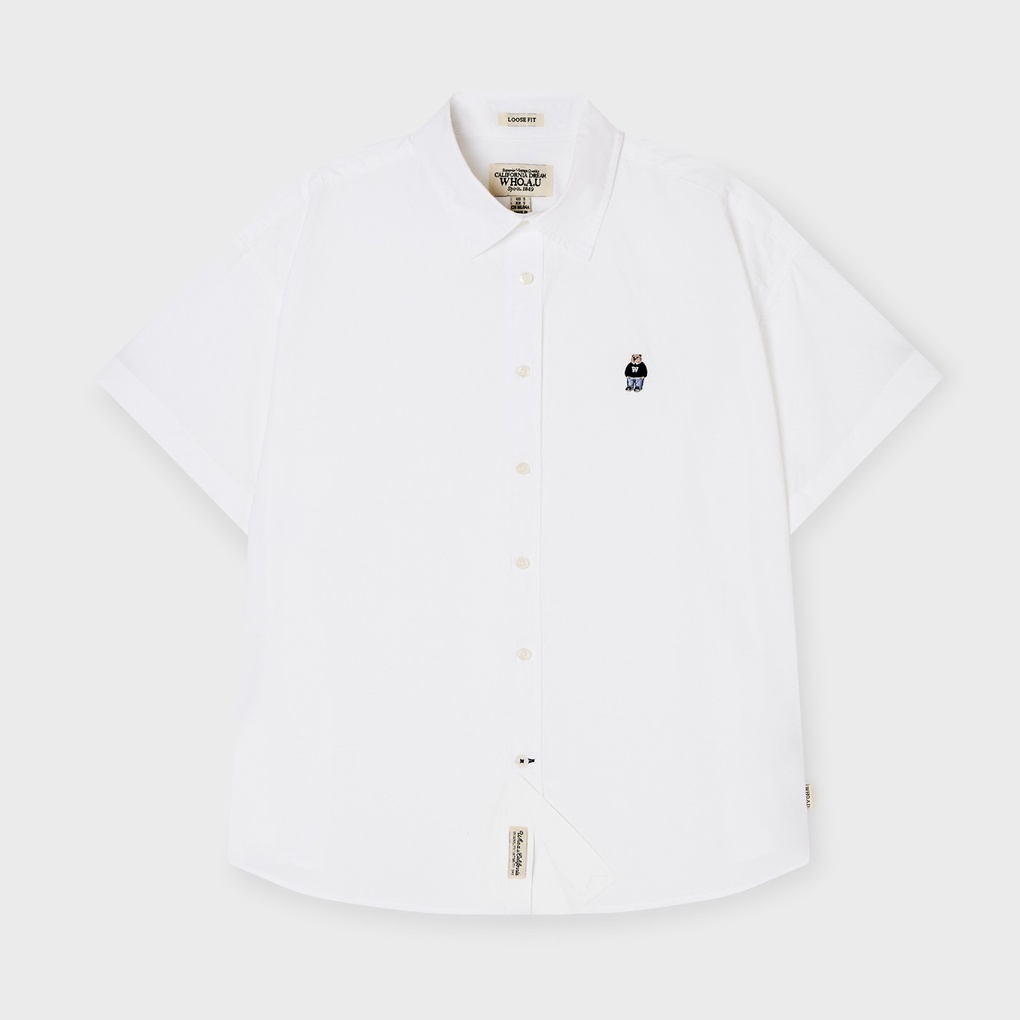 WHO A U - Steve Loose Fit Short Sleeve Shirts *4色* (WHYAG2511F)
