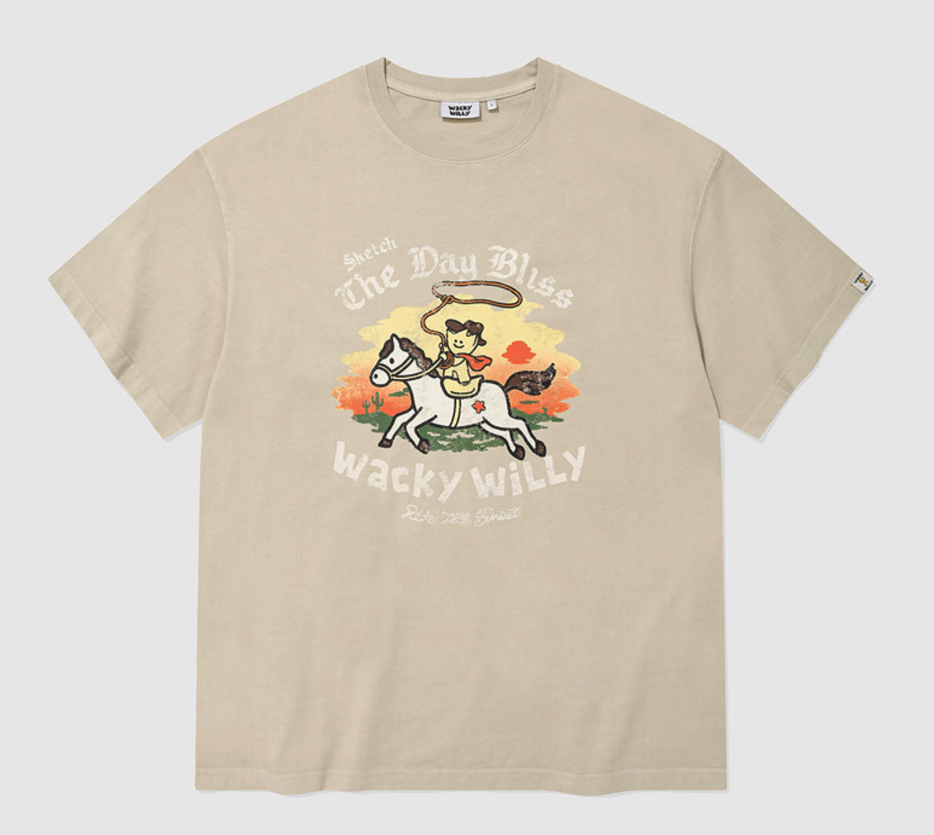 【現貨】wacky willy 西部風情 水洗 短tee WA2602ST27