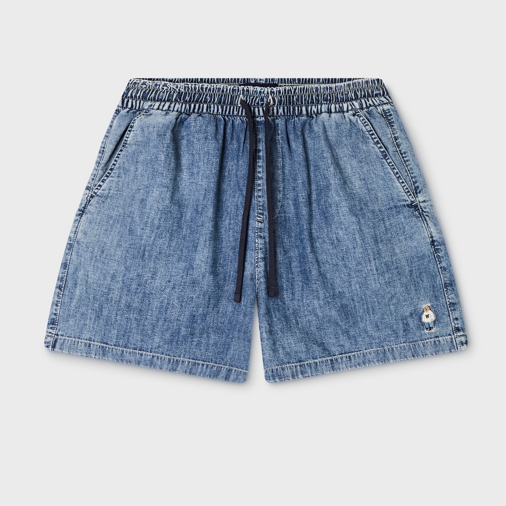 WHO A U - Steve Denim Set-up Shorts (F) *2色* (WHTJG2522F)