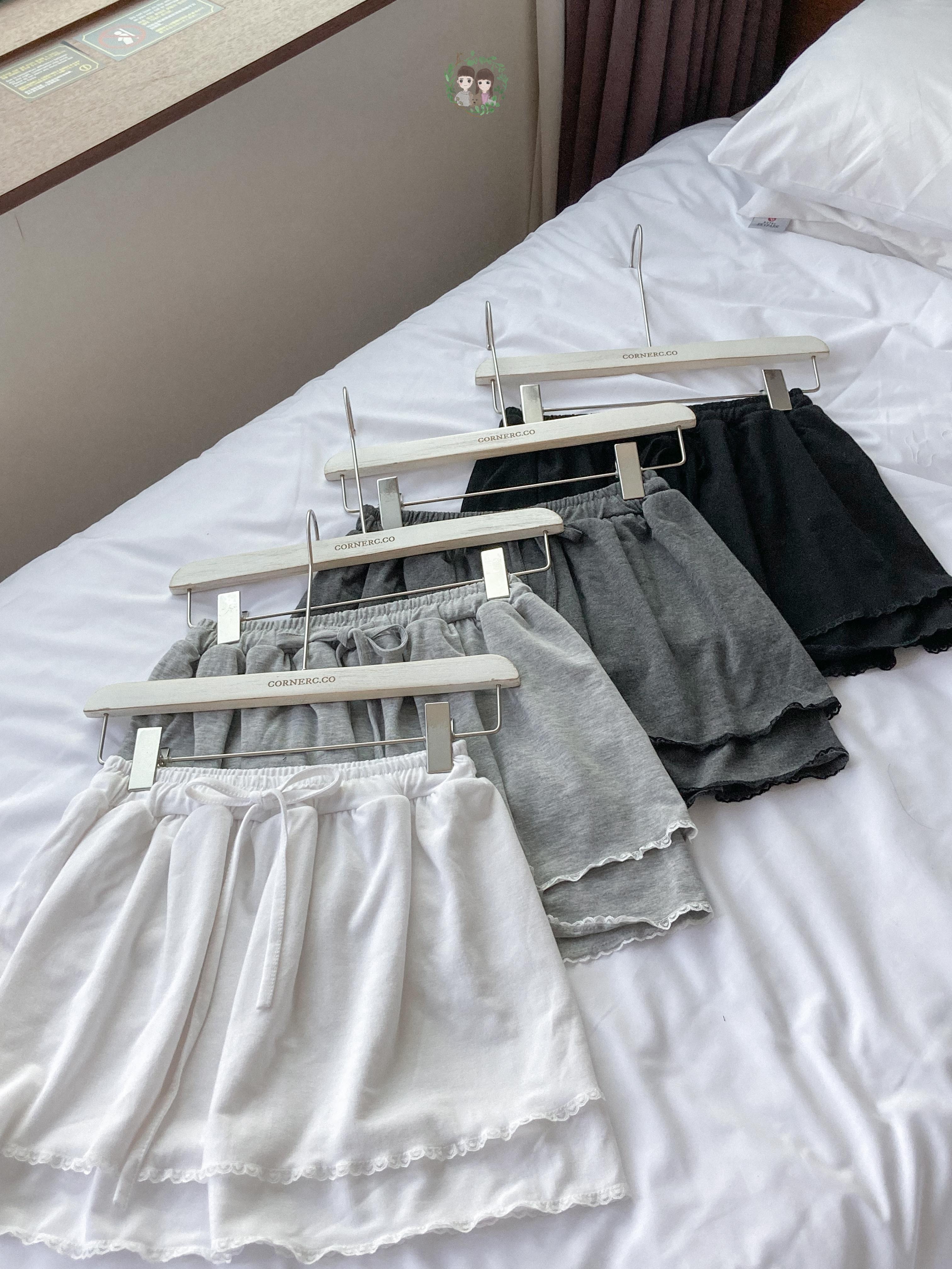 Double Layered Laces Cotton Skirt〈🇰🇷DAY 3〉