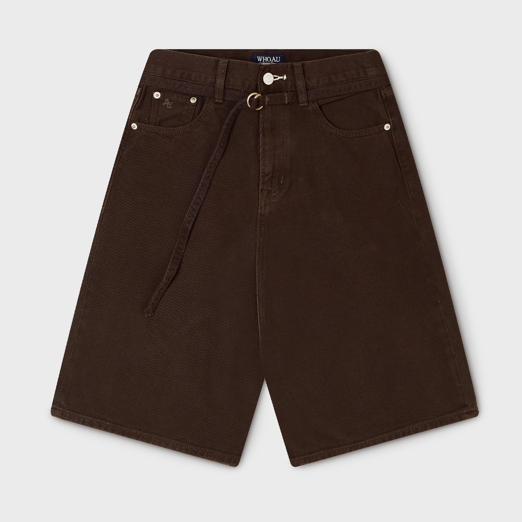 WHO A U - Bermuda Denim Shorts(F) *2色* (WHTJG2443F)