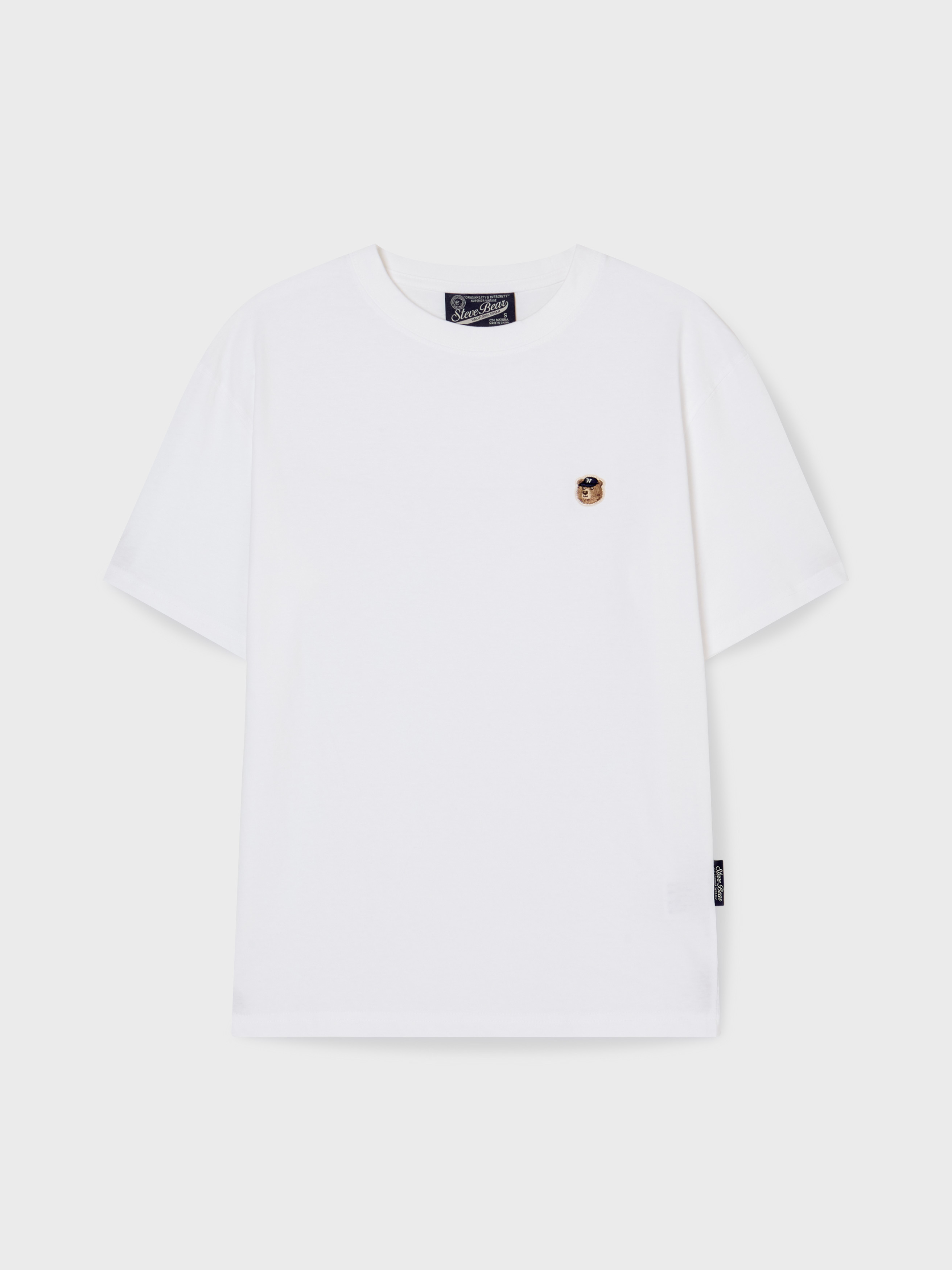 WHO A U - Steve Head Patch T-shirt(Comfort Fit) *3色* (WHRAG3752U)