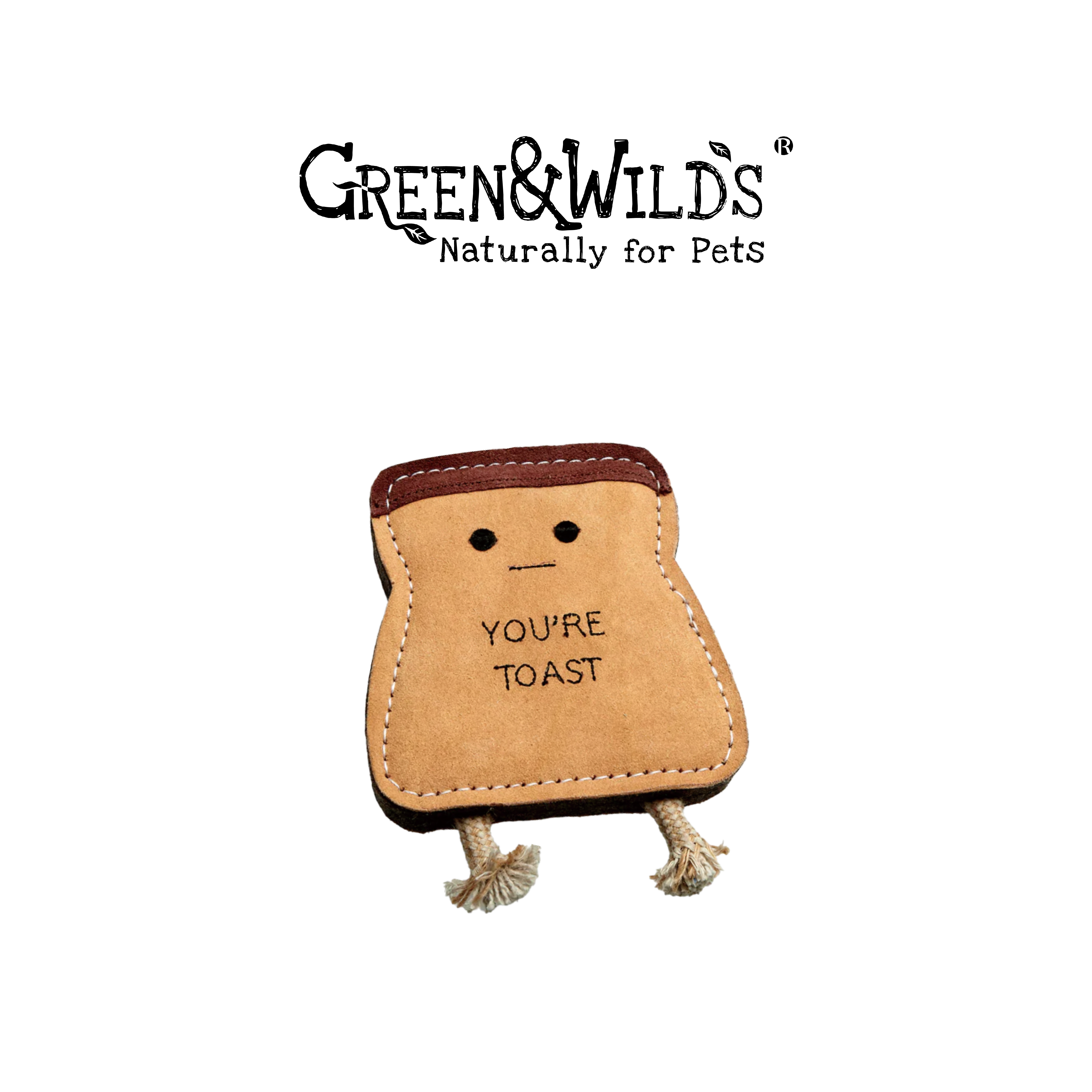 正經吐司 - 犬用啃咬玩具｜英國 GREEN & WILDS
