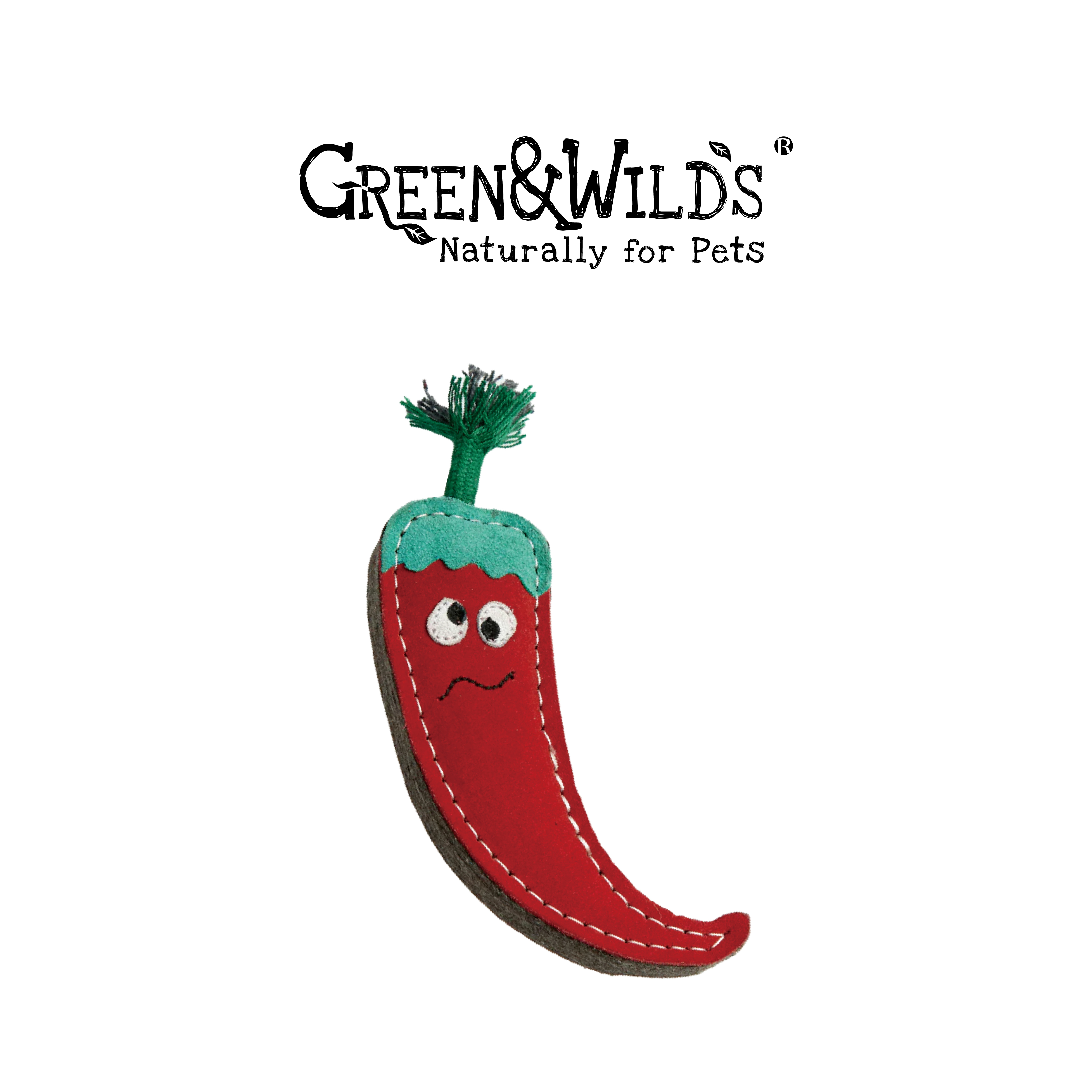 紅辣椒 - 犬用啃咬玩具｜英國 GREEN & WILDS