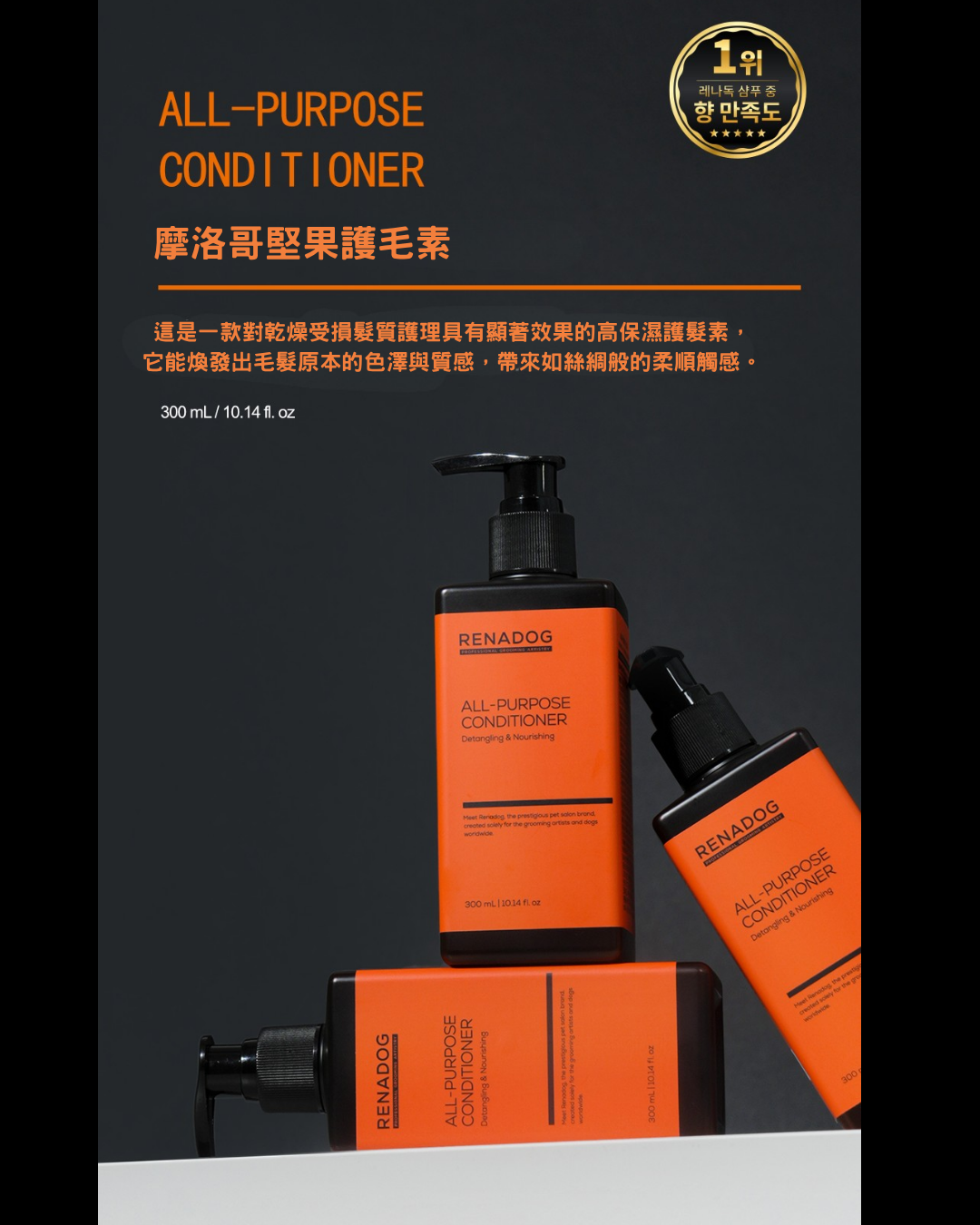 RenaDog摩洛哥堅果護毛素