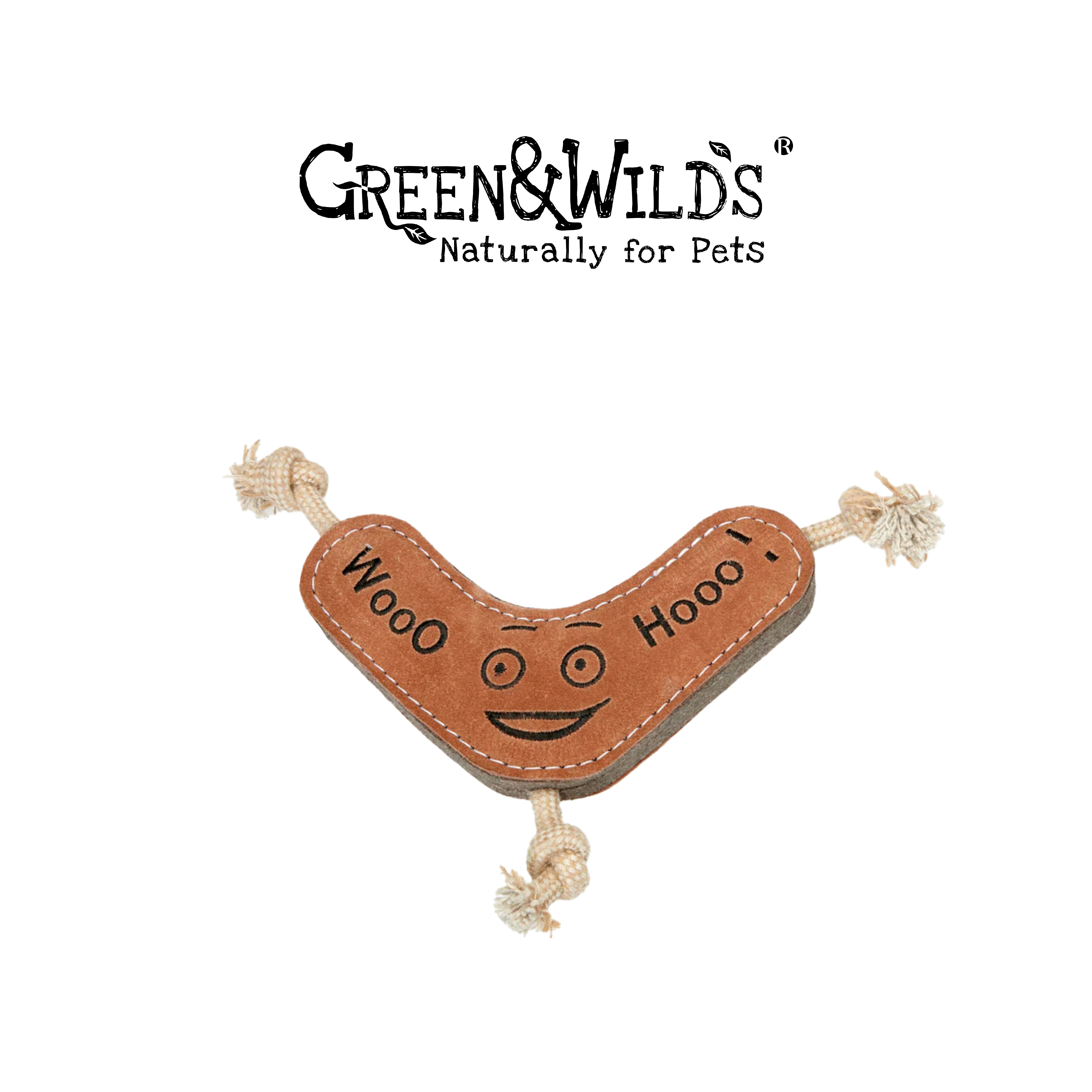 嗚呼迴力鏢 - 犬用啃咬玩具｜英國 GREEN & WILDS