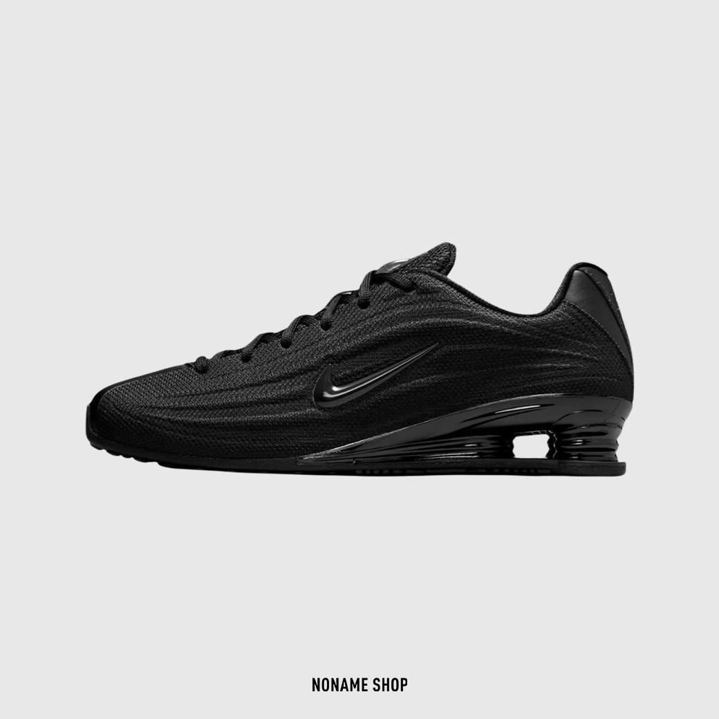 NIKE SHOX Z 劉知珉 Karina同款  復古 氣墊 緩震 彈簧鞋 黑色 (女款)