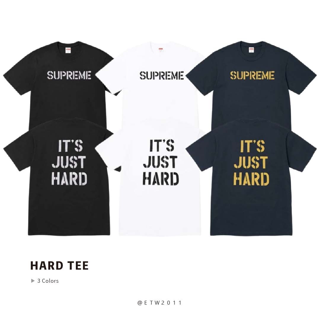 ☆ETW☆【EASY TO WEAR】Supreme 26SS HARD TEE 噴漆 塗鴉 字體 短T 春夏