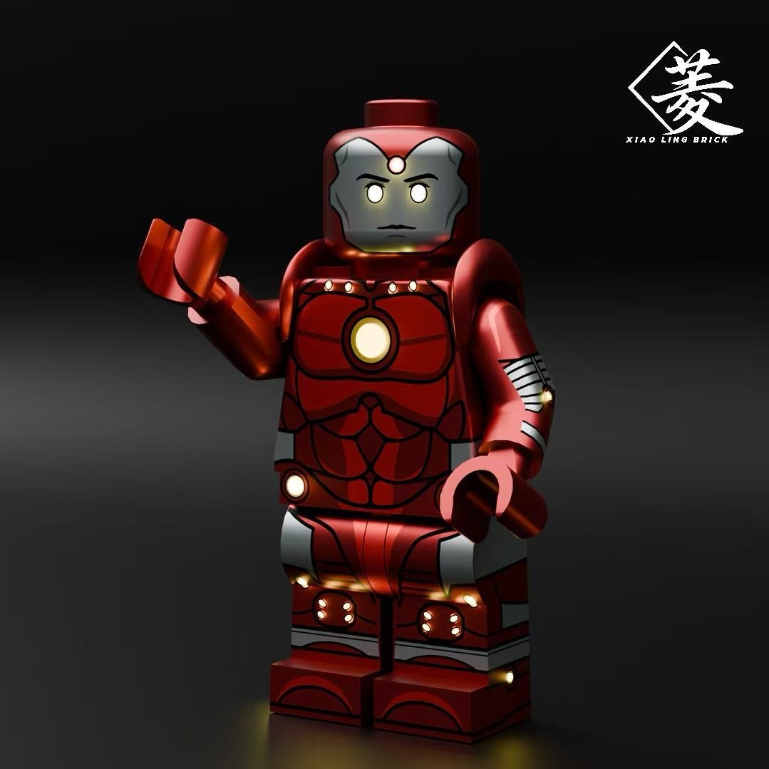 【預訂】【XiaoLingBrick】鋼鐵小子
