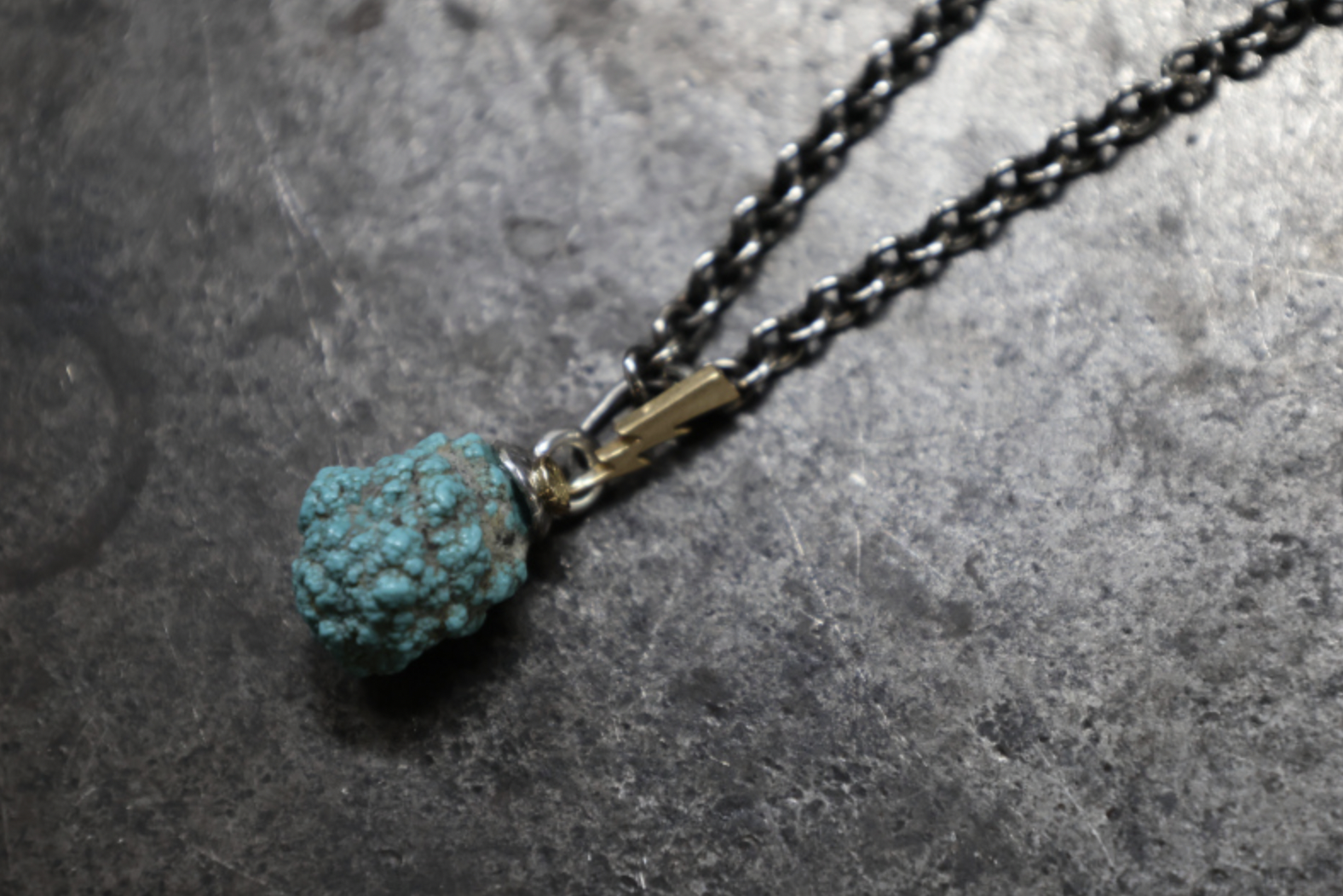 FC SE-1557 Lone mountain nugget pendant/K18 lightning/K18 福