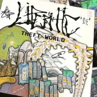 Lip Critic《Theft World Silver》（彩膠LP + signed print）