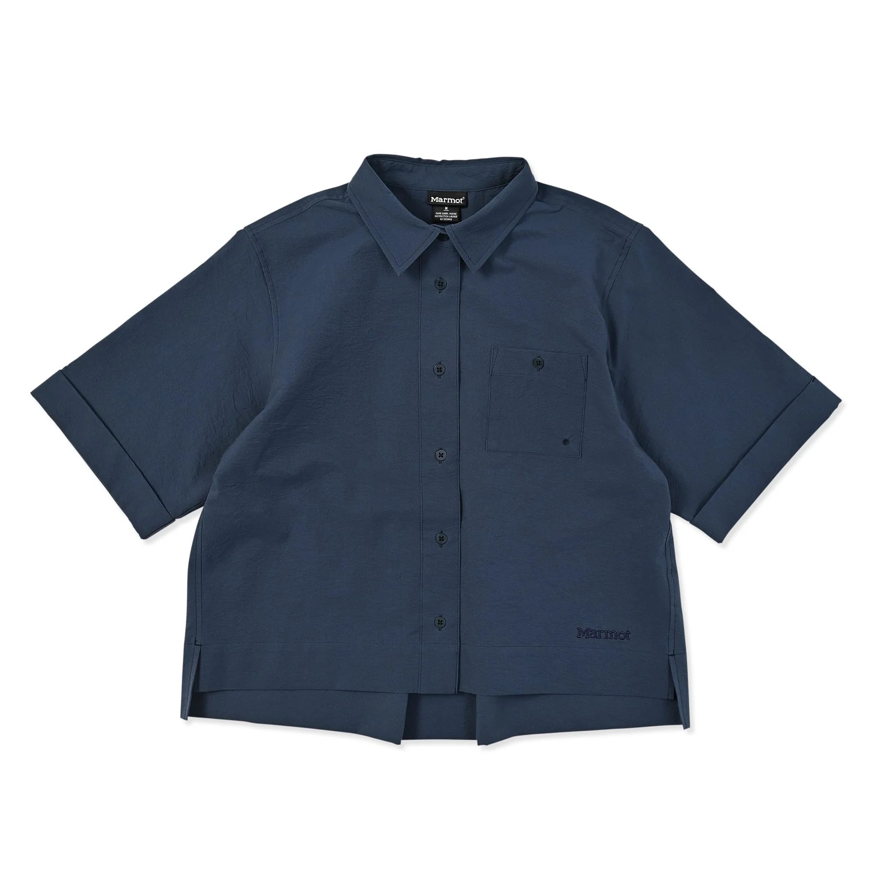 Marmot Asia DA女士透氣短袖襯衫 MTSS25WSH049-C005 藏青 [HappyOutdoor]
