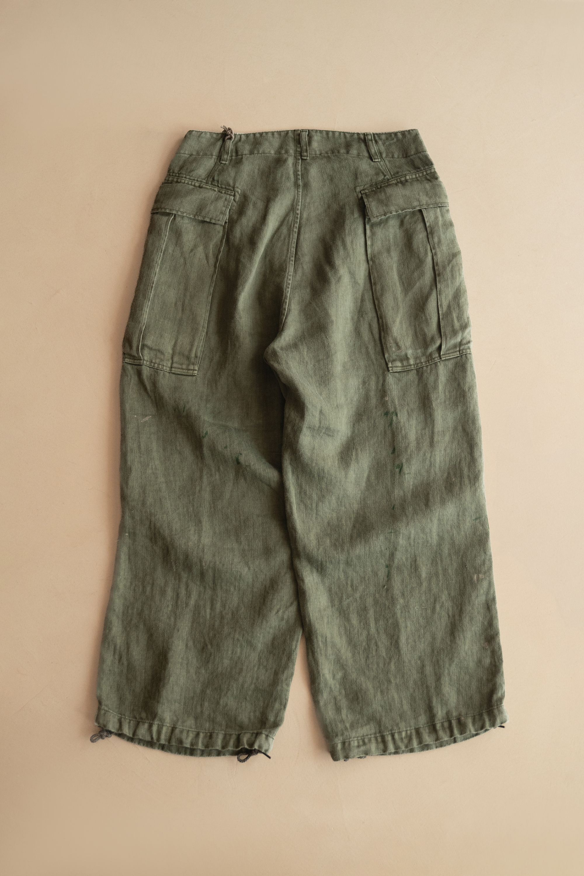 HERILL HBT LINEN CARGO PANTS