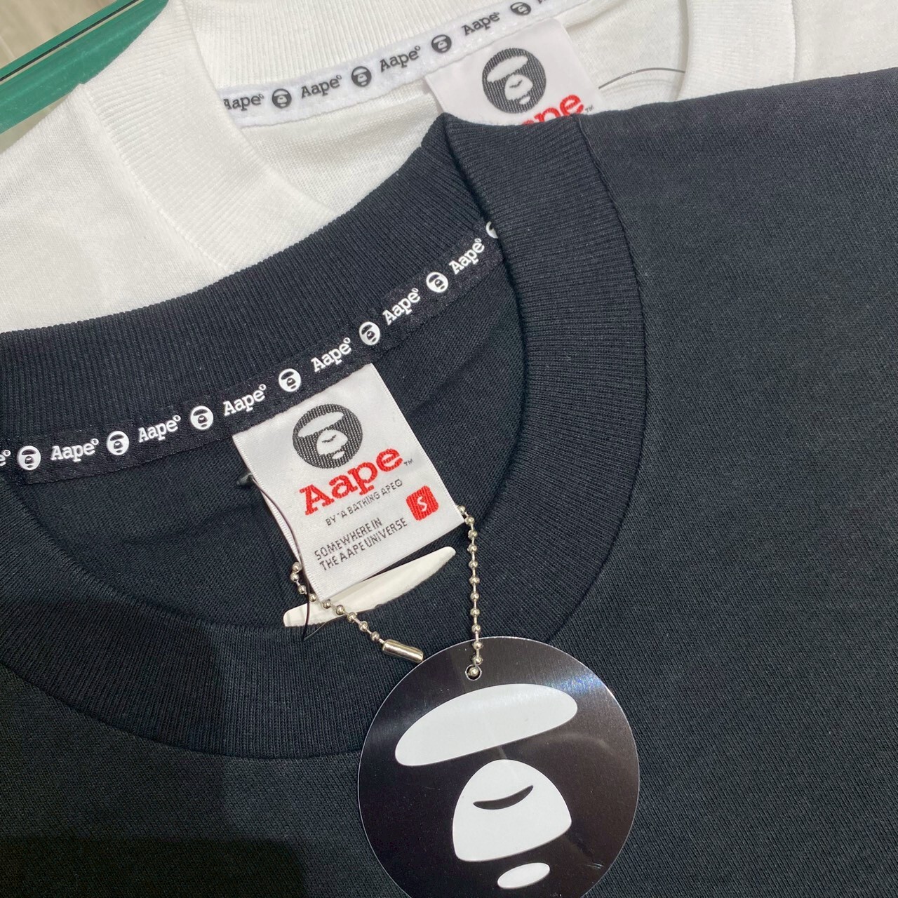 Aape 猿人發泡字母短袖 M1843XXQ