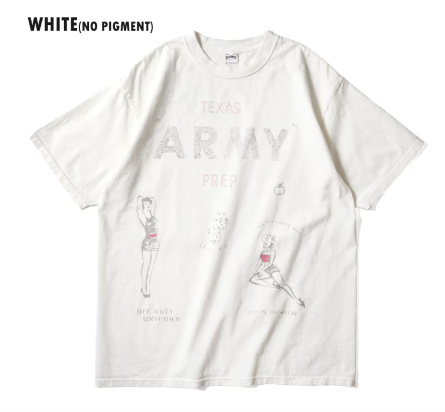 HOUSTON PIGMENT PRINT TEE (ARMY) Tee
