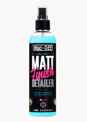 Muc-off-Matt Finish Detailer - 250ml 一款專為單車、電單車消光（啞光）及緞面（Satin）漆面開發的專業還原與保護噴霧