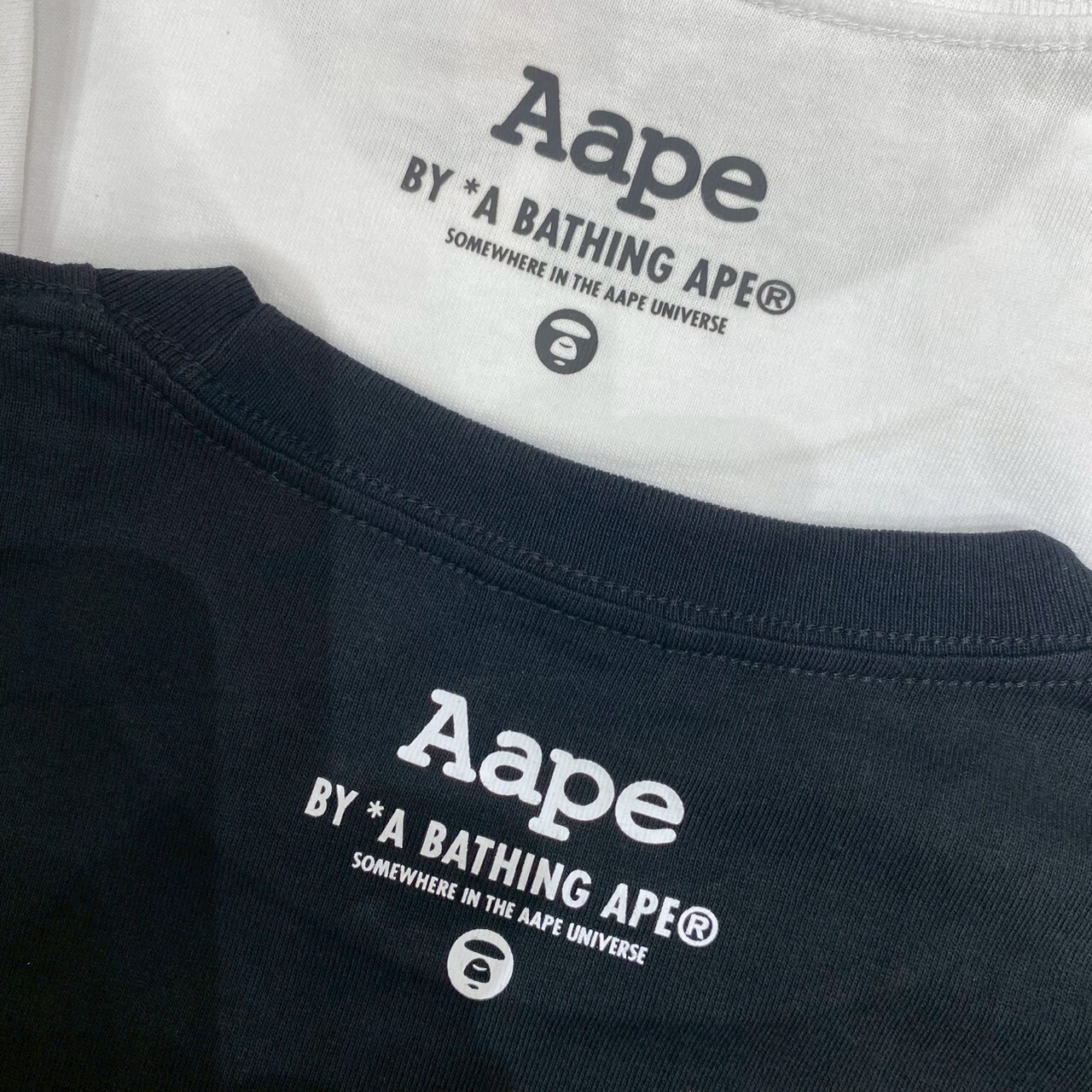 Aape 四色拼接迷彩猿人印花短袖 M1837XXQ