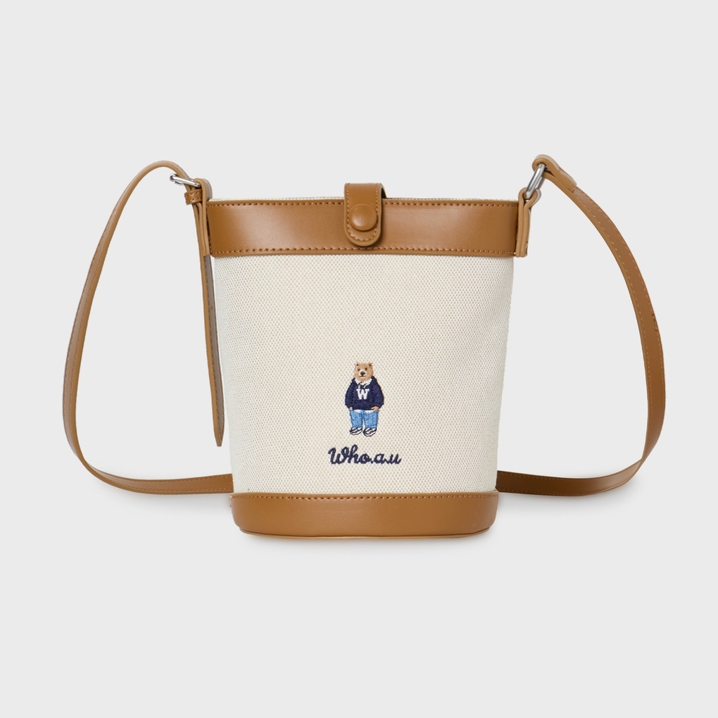 WHO A U - Steve Canvas Cross Bag *2色* (WHBGG2222A)