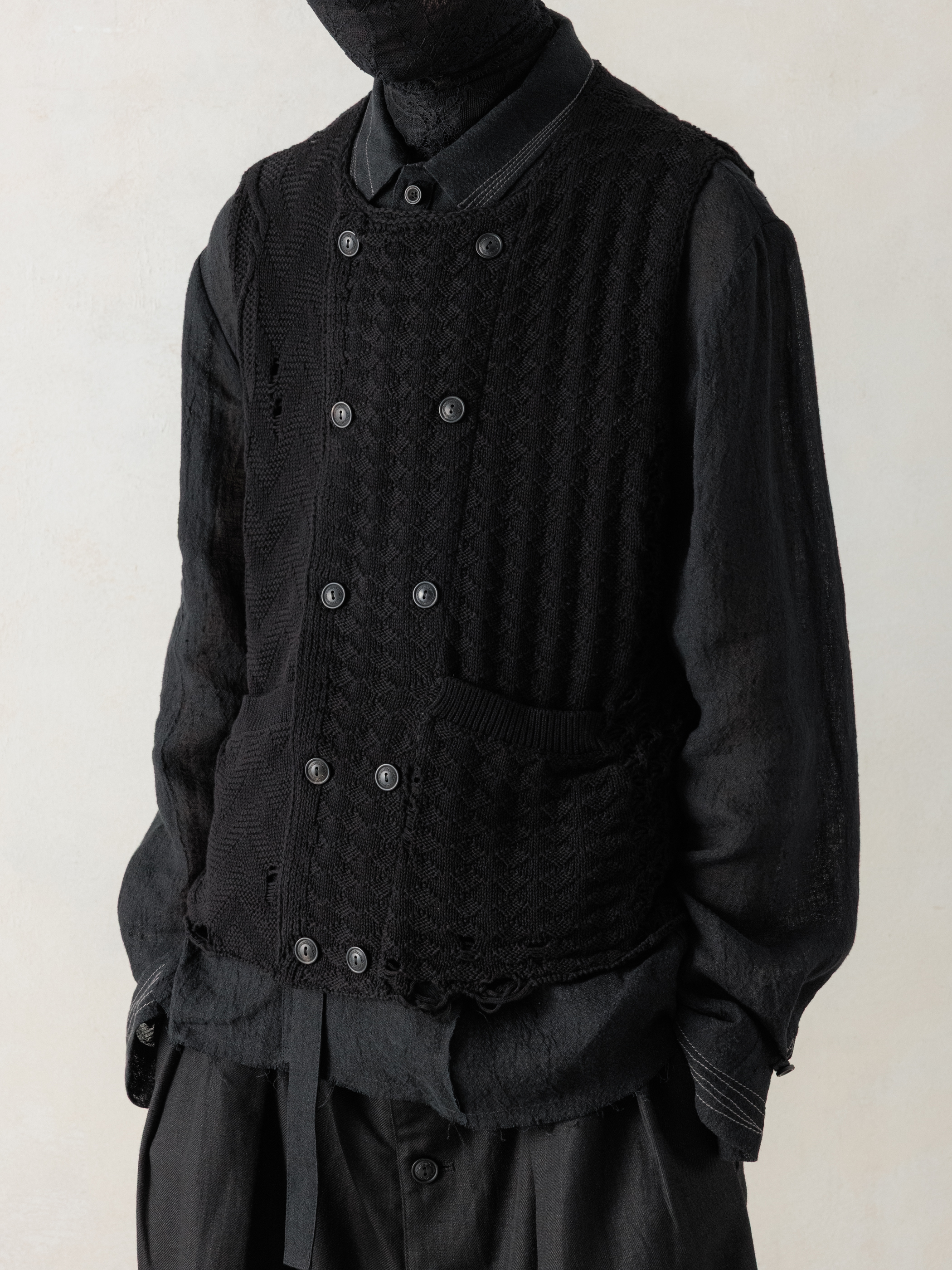 Professor.E - 26SS｜Textured Knit Waistcoat