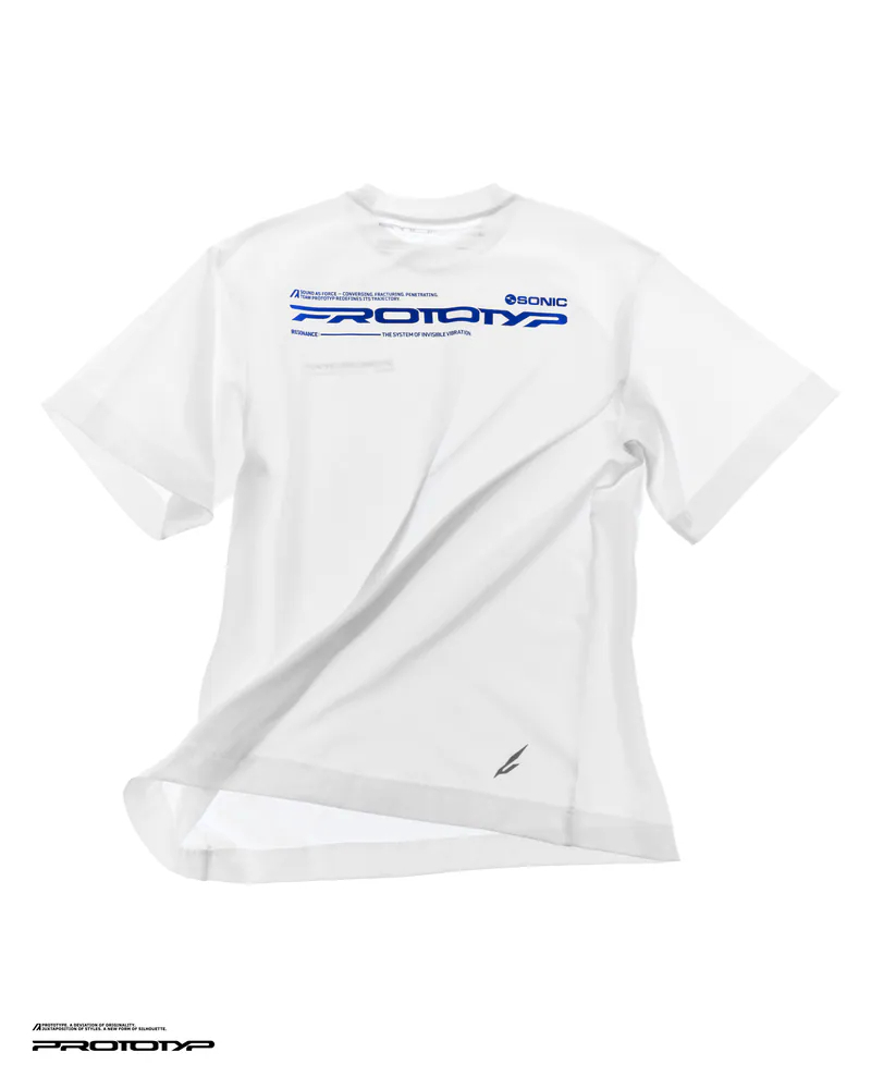 PROTOTYP｜PTP-26S-GT-003 - SONIC Logo Shirt (White)