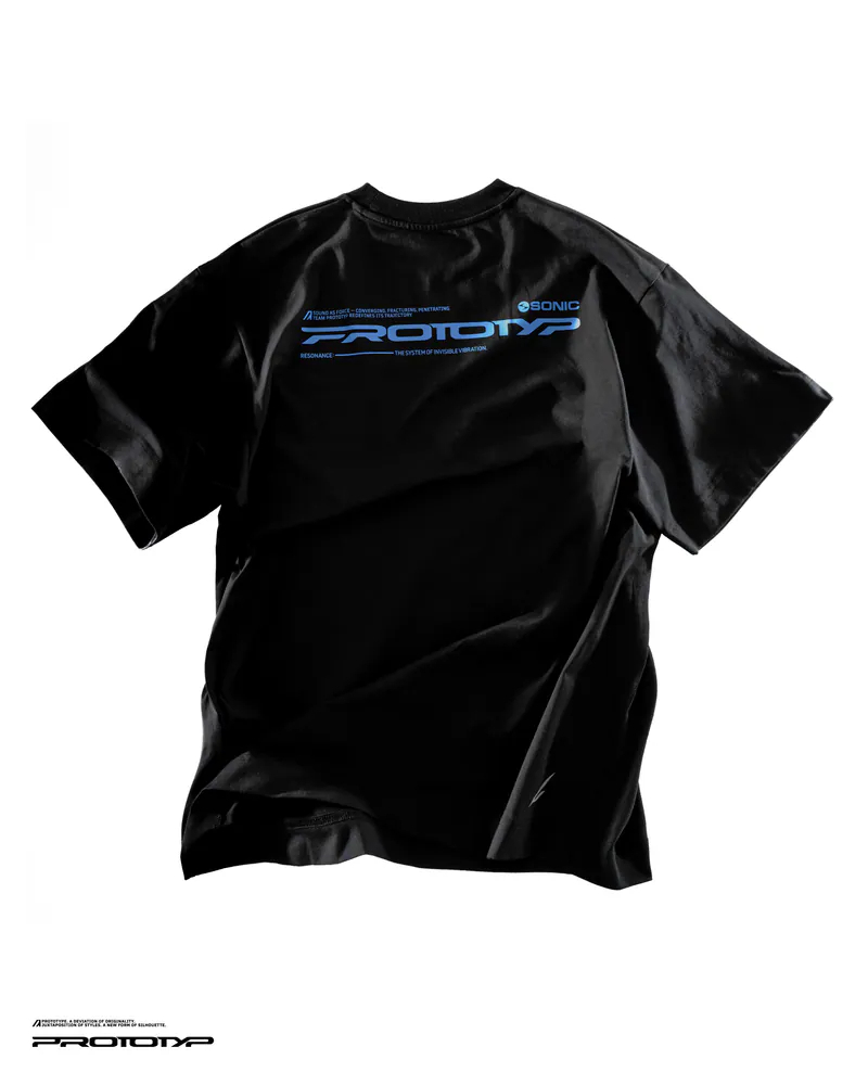 PROTOTYP｜PTP-26S-GT-003 - SONIC Logo Shirt (Black)