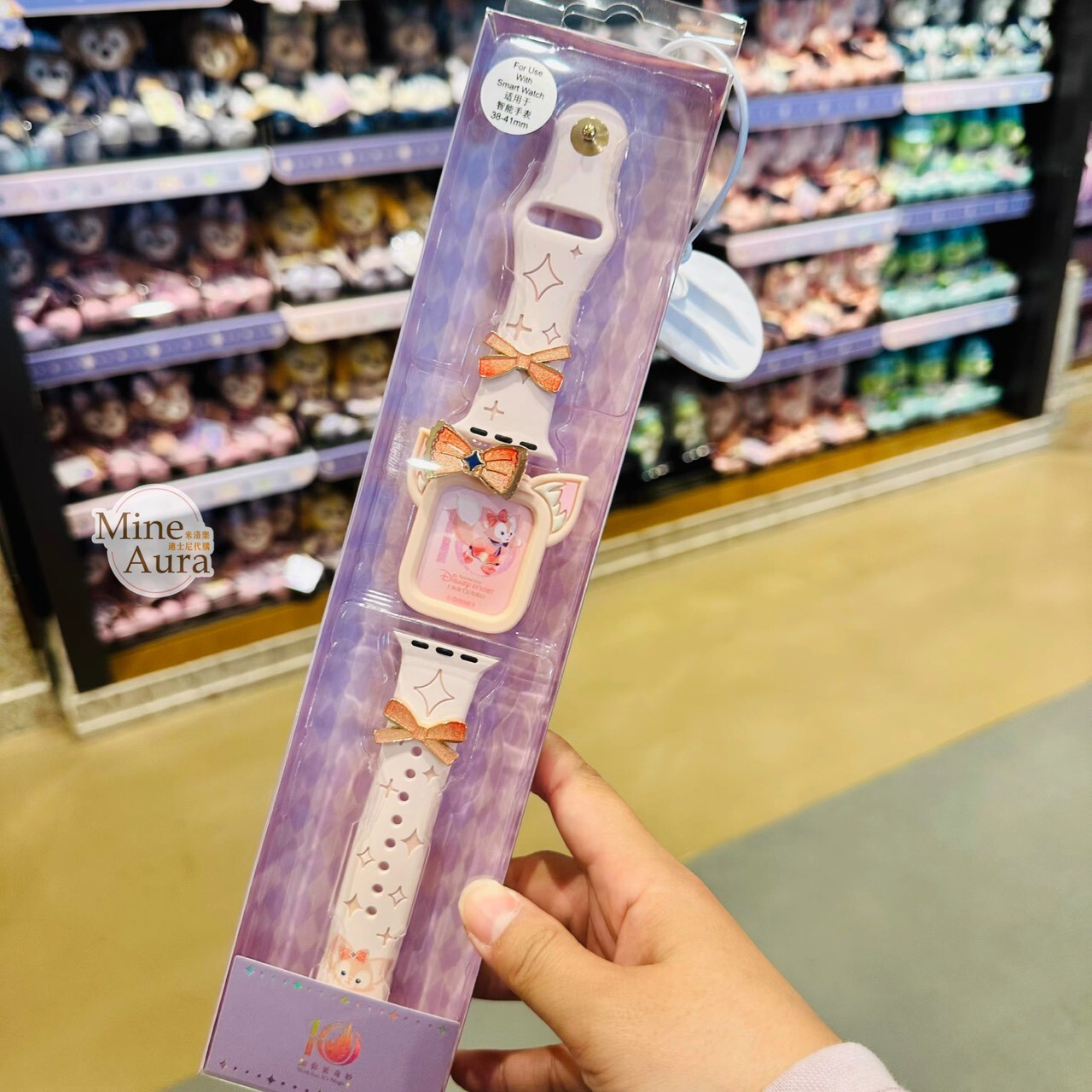 10歲生日慶典 玲娜貝兒 Lina bell 大頭 造型 錶殼 + 錶帶組 Apple Watch 適用38-41mm/42-49mm -上海迪士尼樂園