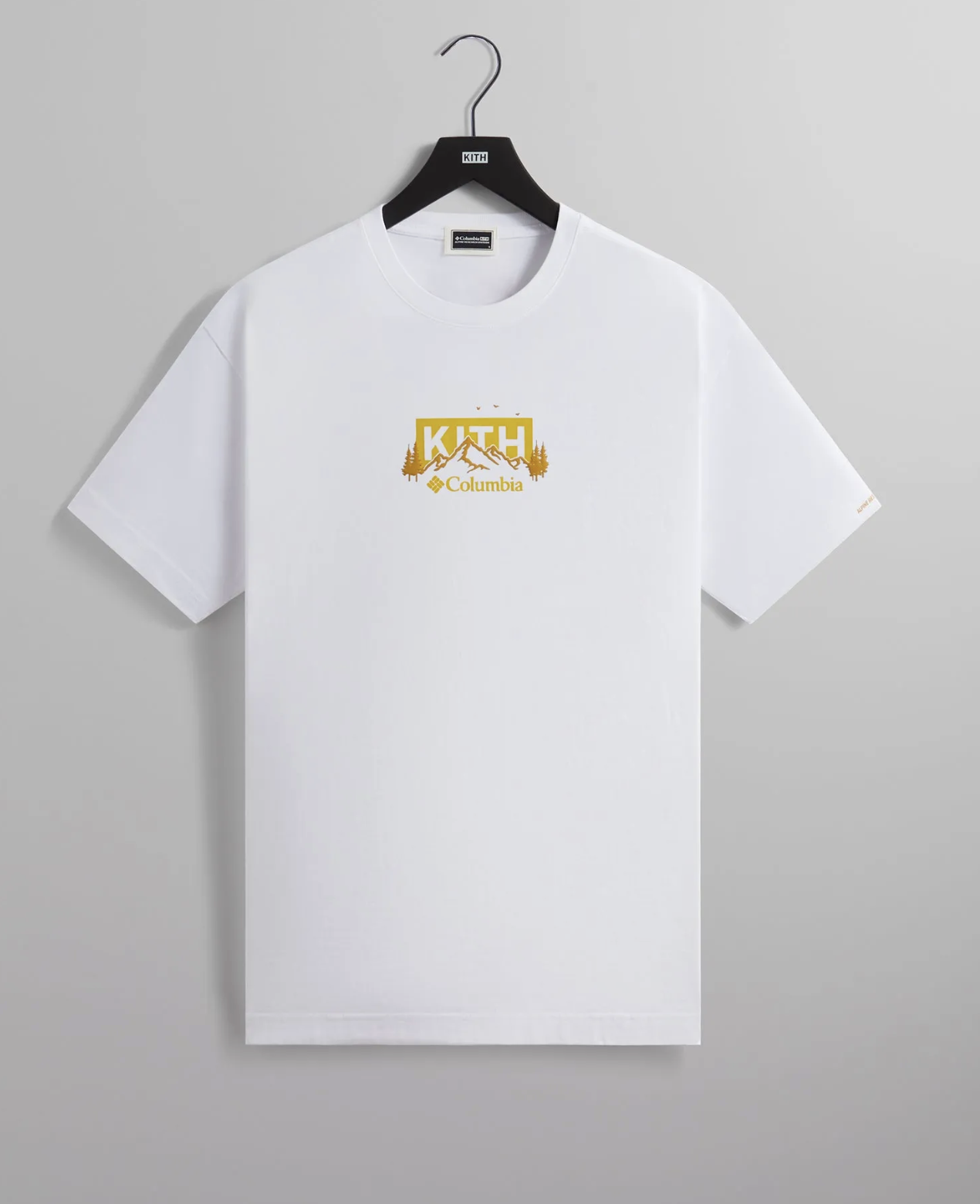 【現貨】Kith X Columbia 聯名短tee 黃色