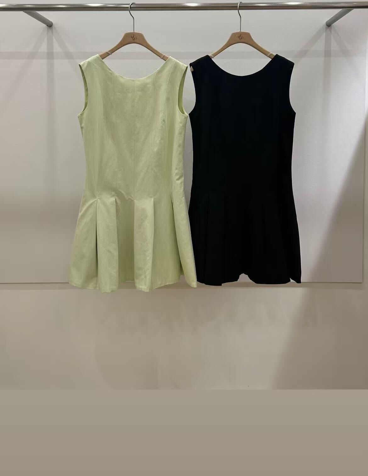 MM6227 韓妹穿搭百摺背心裙