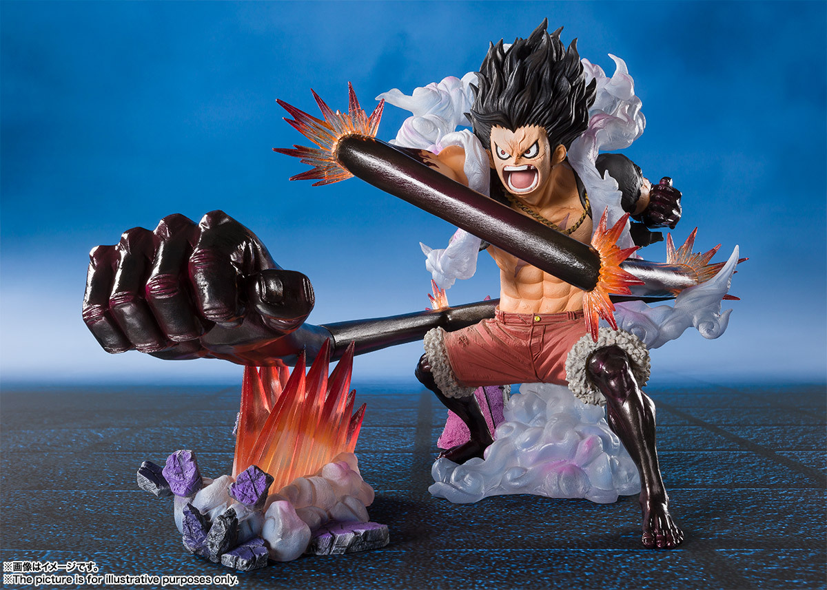 全新現貨【Figuarts Zero】One Piece 海賊王 佐烏～圓蛋糕島編 超激戰EXTRA BATTLE Monkey D. Luffy Gear 4 -Snakeman Ouja- 蒙奇·D·路飛 / 魯夫 4檔 蛇人 橡膠眼鏡王蛇 Gomu Gomu no Kingu Kobura