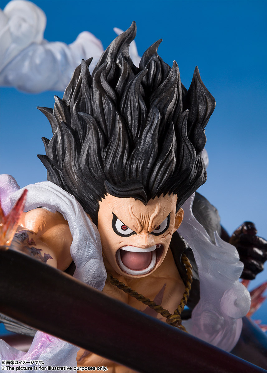 全新現貨【Figuarts Zero】One Piece 海賊王 佐烏～圓蛋糕島編 超激戰EXTRA BATTLE Monkey D. Luffy Gear 4 -Snakeman Ouja- 蒙奇·D·路飛 / 魯夫 4檔 蛇人 橡膠眼鏡王蛇 Gomu Gomu no Kingu Kobura