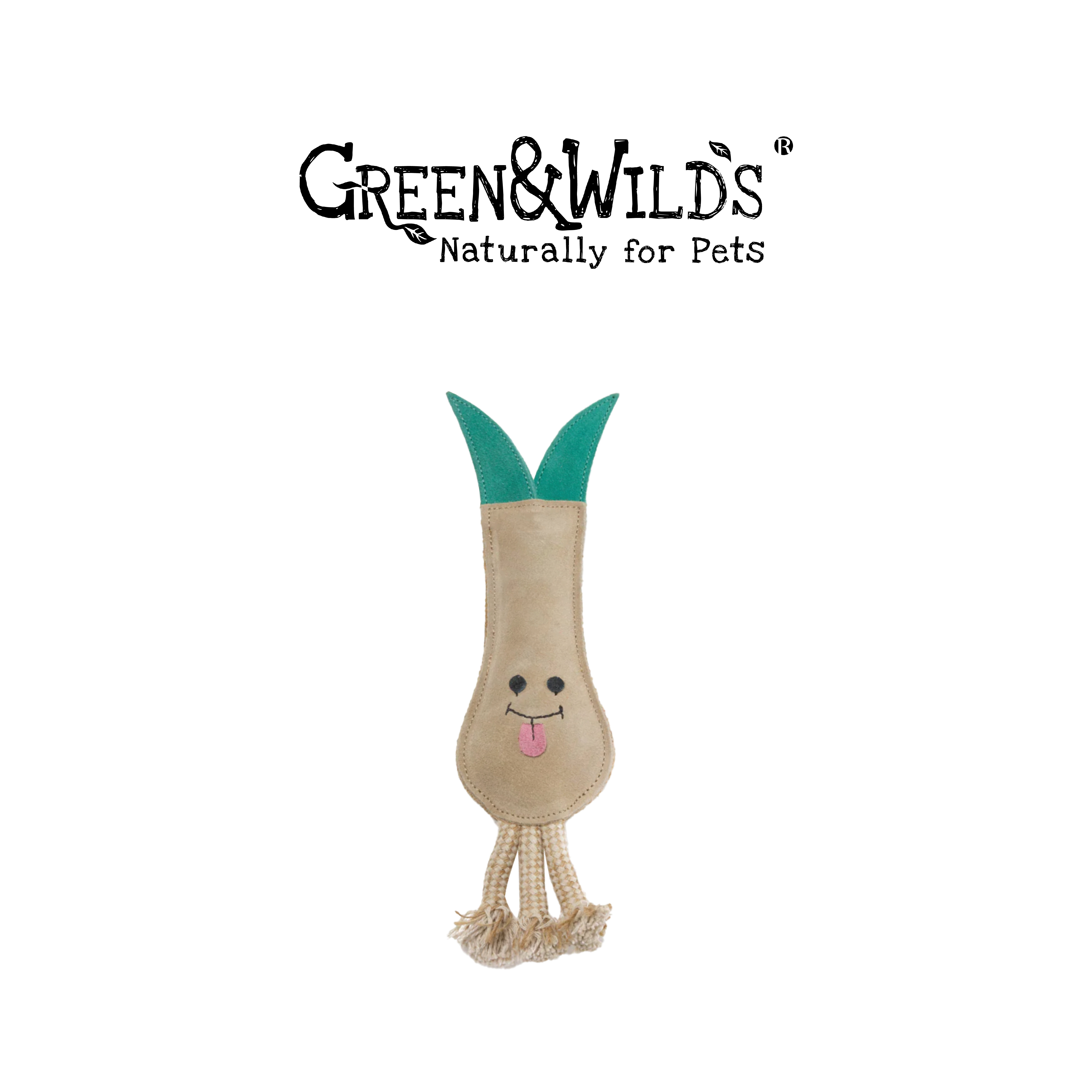 韭菜 - 天然犬用啃咬玩具｜英國 GREEN & WILDS