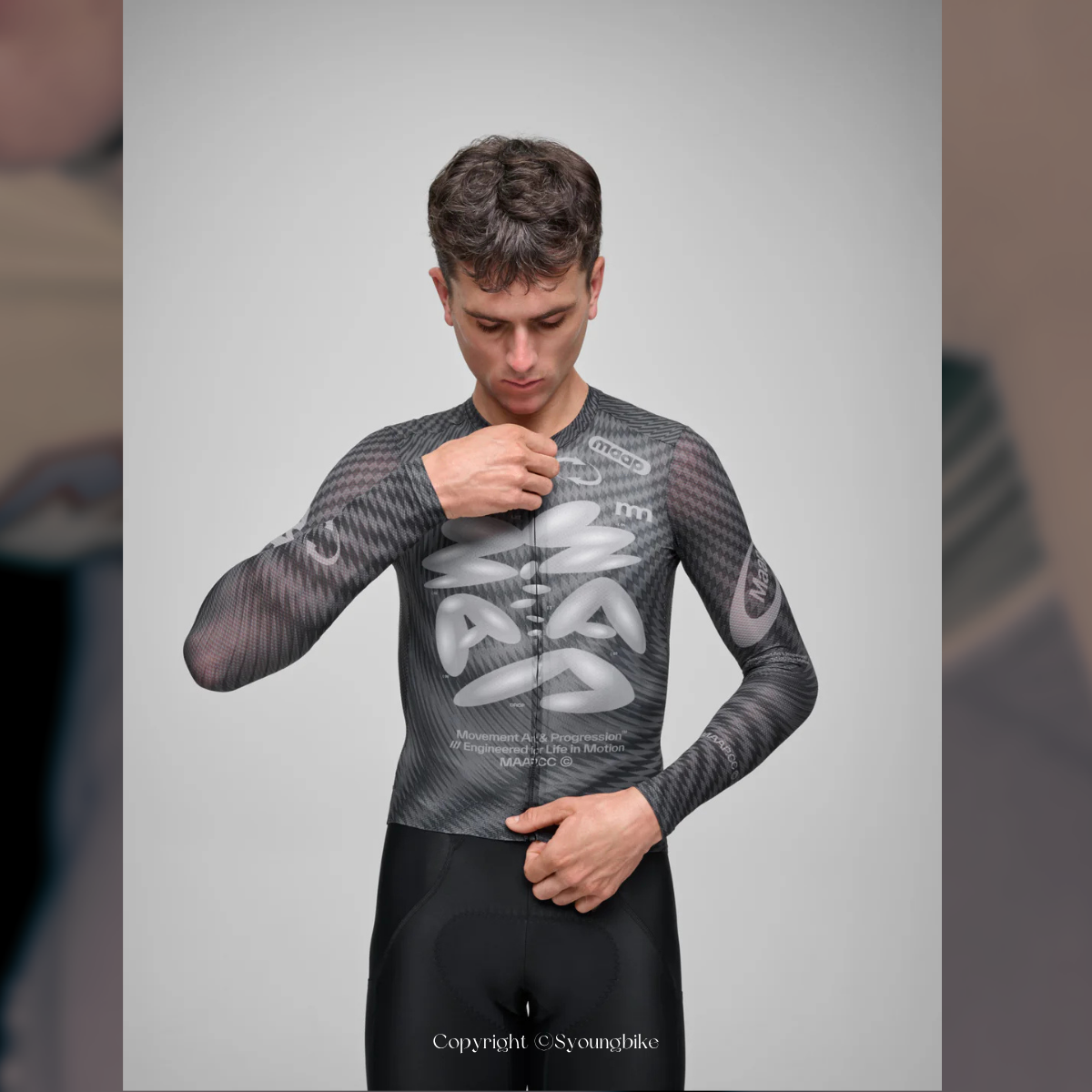 【MAAP】Spectrum Pro Air LS Jersey 3.0 男長袖車衣 / Carbon Black