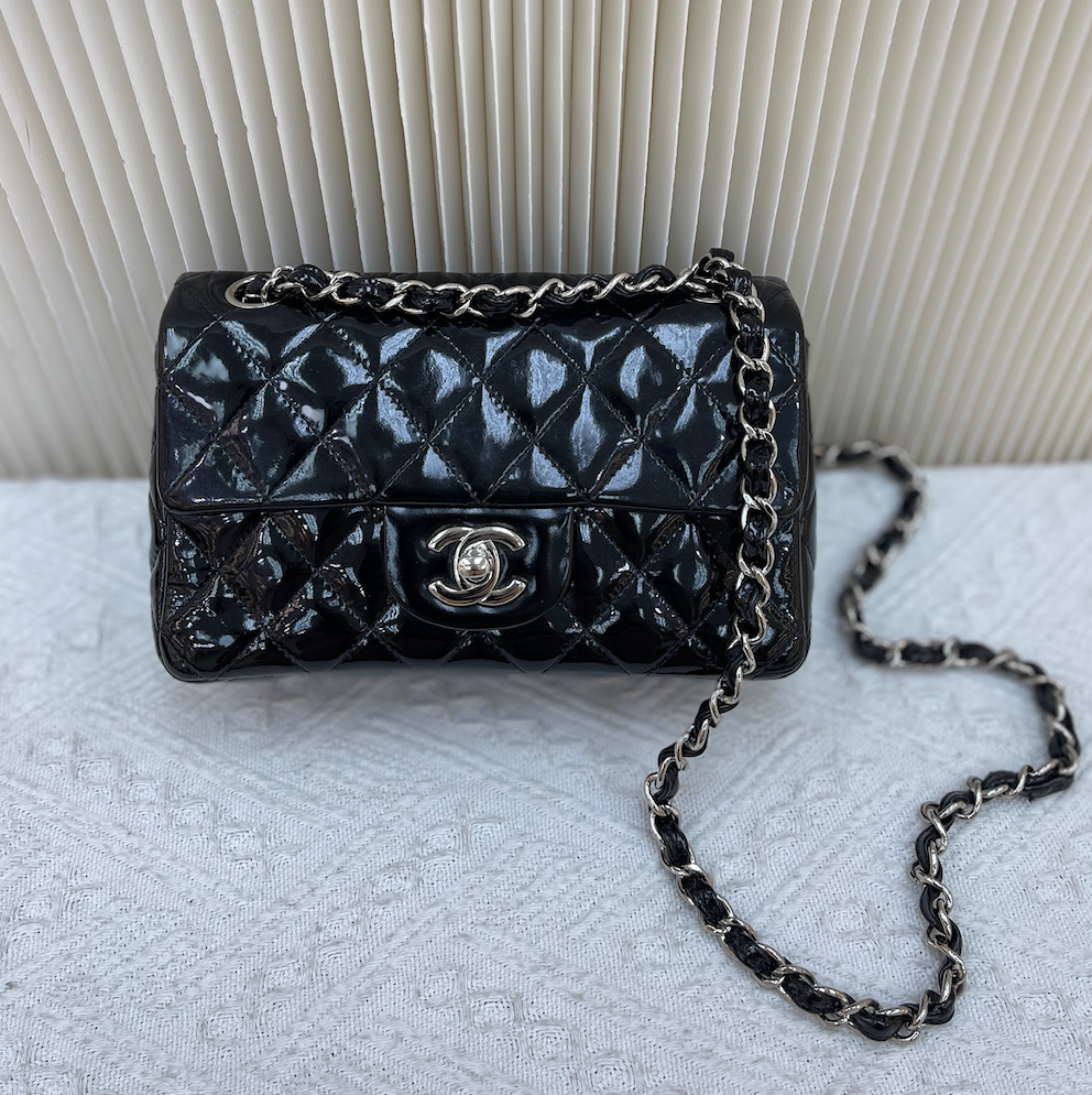Chanel CF20 (漆皮/銀扣)