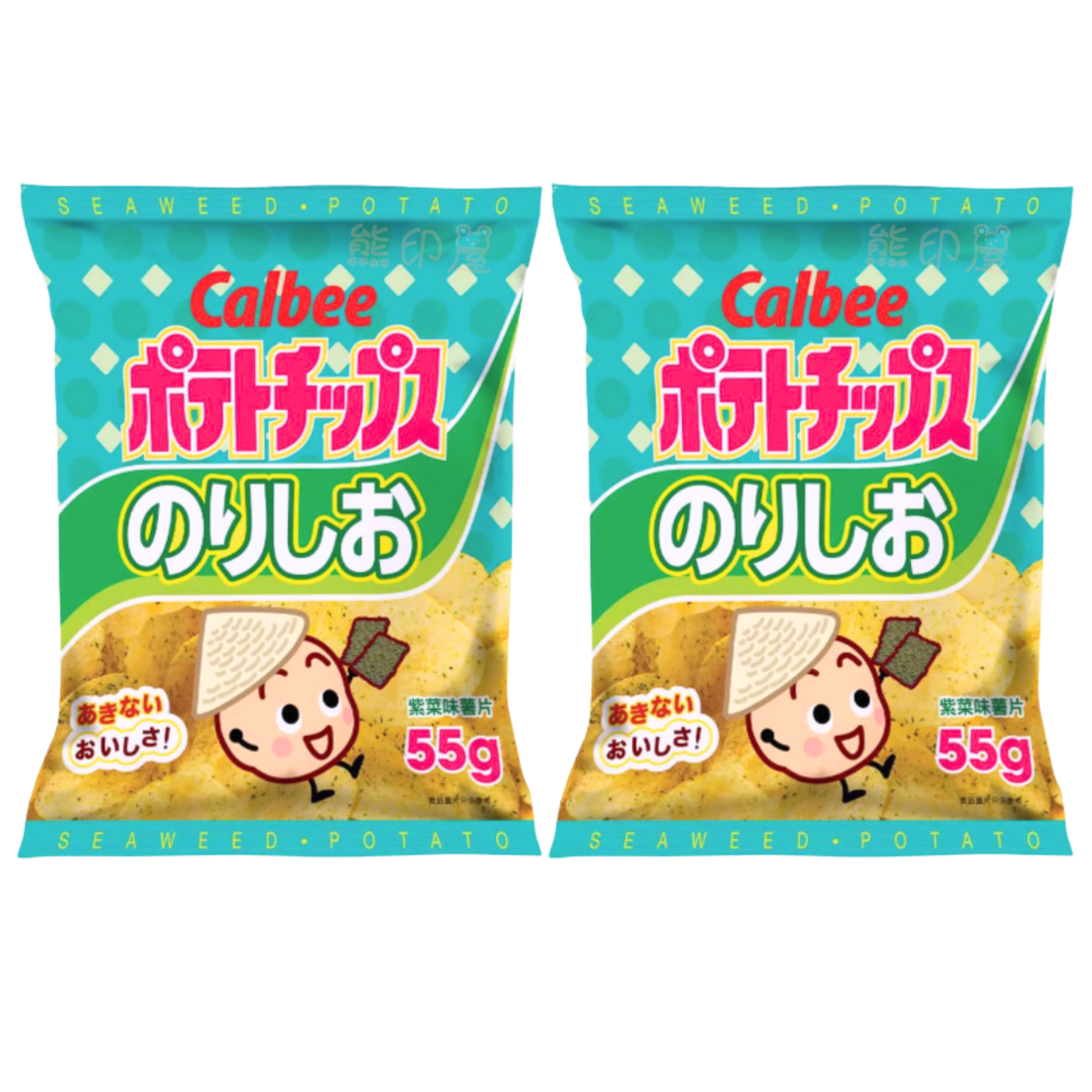 卡樂B紫菜薯片 55G X 2 (香港版)