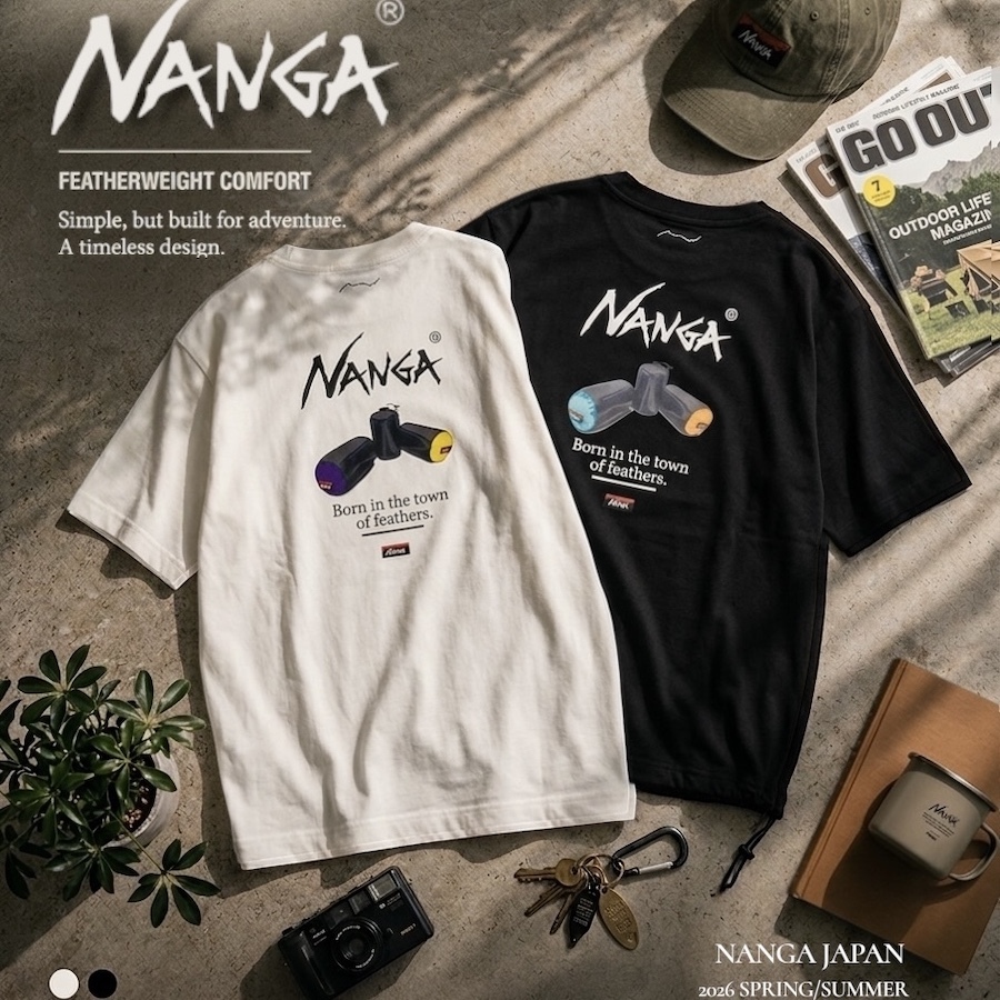 ｜日本連線🇯🇵｜Nanga® x Jeans factory  睡袋 限定聯名Tee