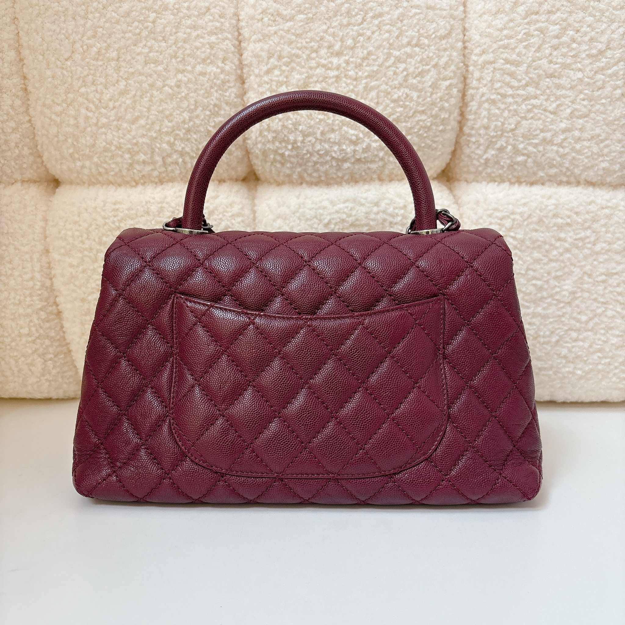 Chanel Coco Handle - Burgundy / SHW