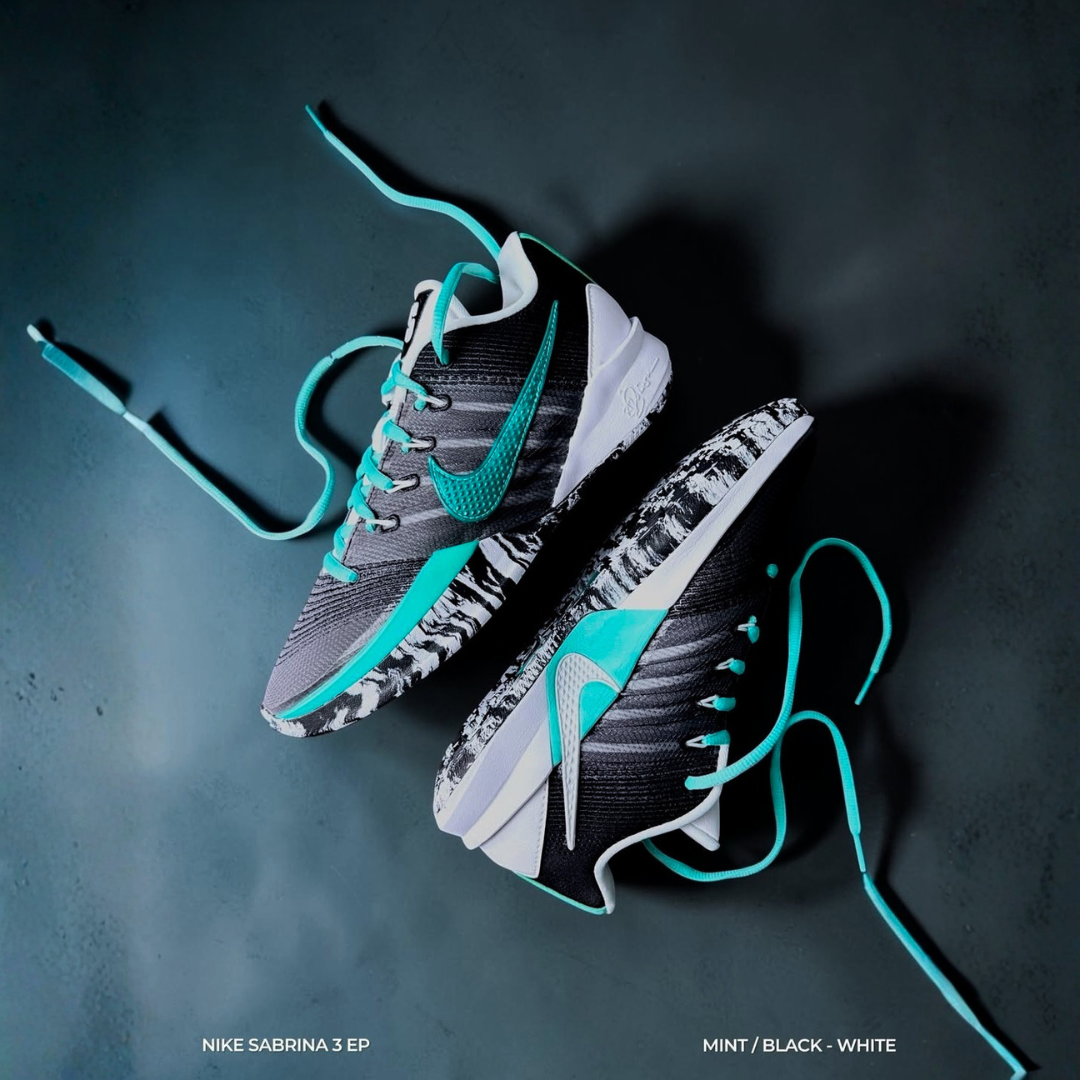 Nike Sabrina 3 限量款 黑綠 水波紋 潑墨 籃球鞋 HF2882303