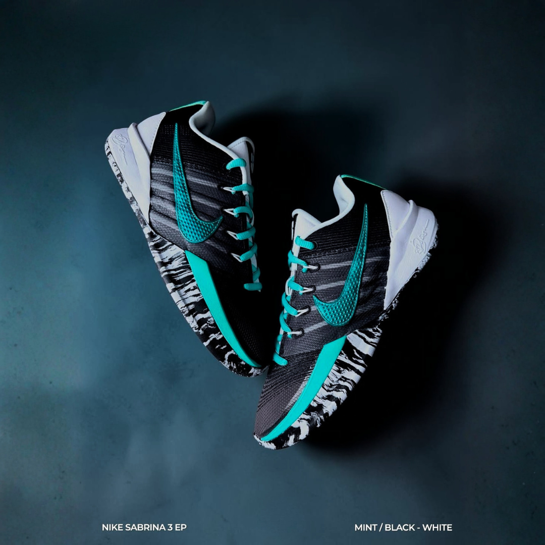 Nike Sabrina 3 限量款 黑綠 水波紋 潑墨 籃球鞋 HF2882303