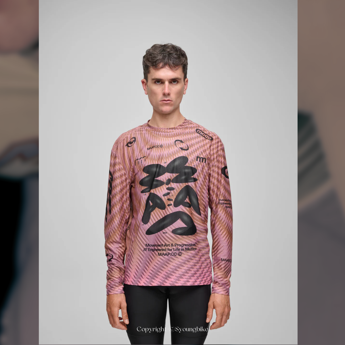 【MAAP】Spectrum Air Mesh LS Tee 網狀休閒T恤 / Mirage