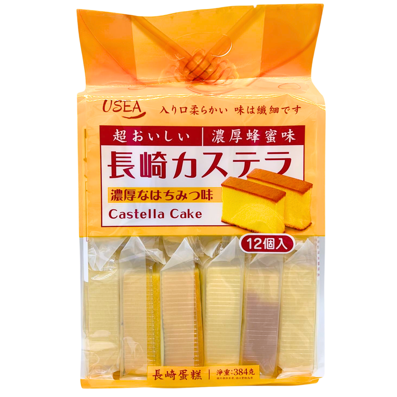 USEA 長崎蛋糕(蜂蜜味) (12片入|獨立包裝)) 384G