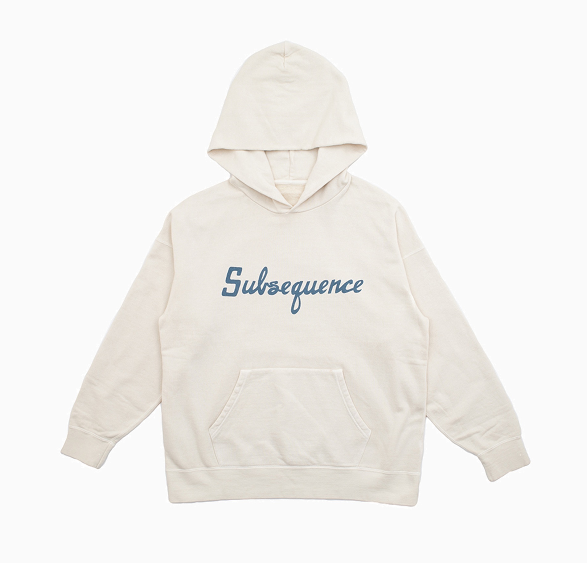 LAST PCS: VISVIM JUMBO HOODIE P.O. VEGGIE DYE (Subsequence) - IVORY SIZE 5 PRE ORDER ITEM (預訂中)