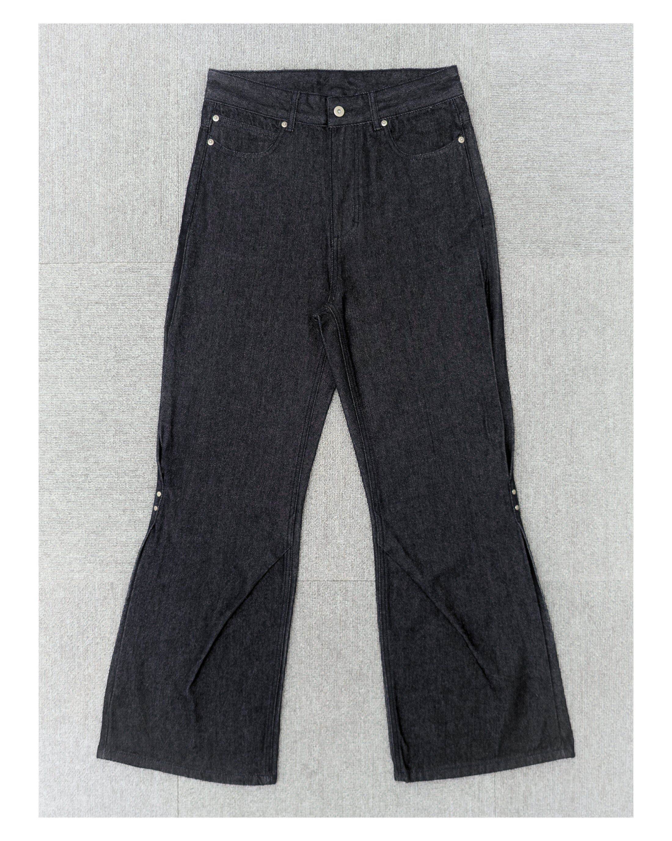 1dyLL｜Type2 Flared Denim Pants (Indigo)