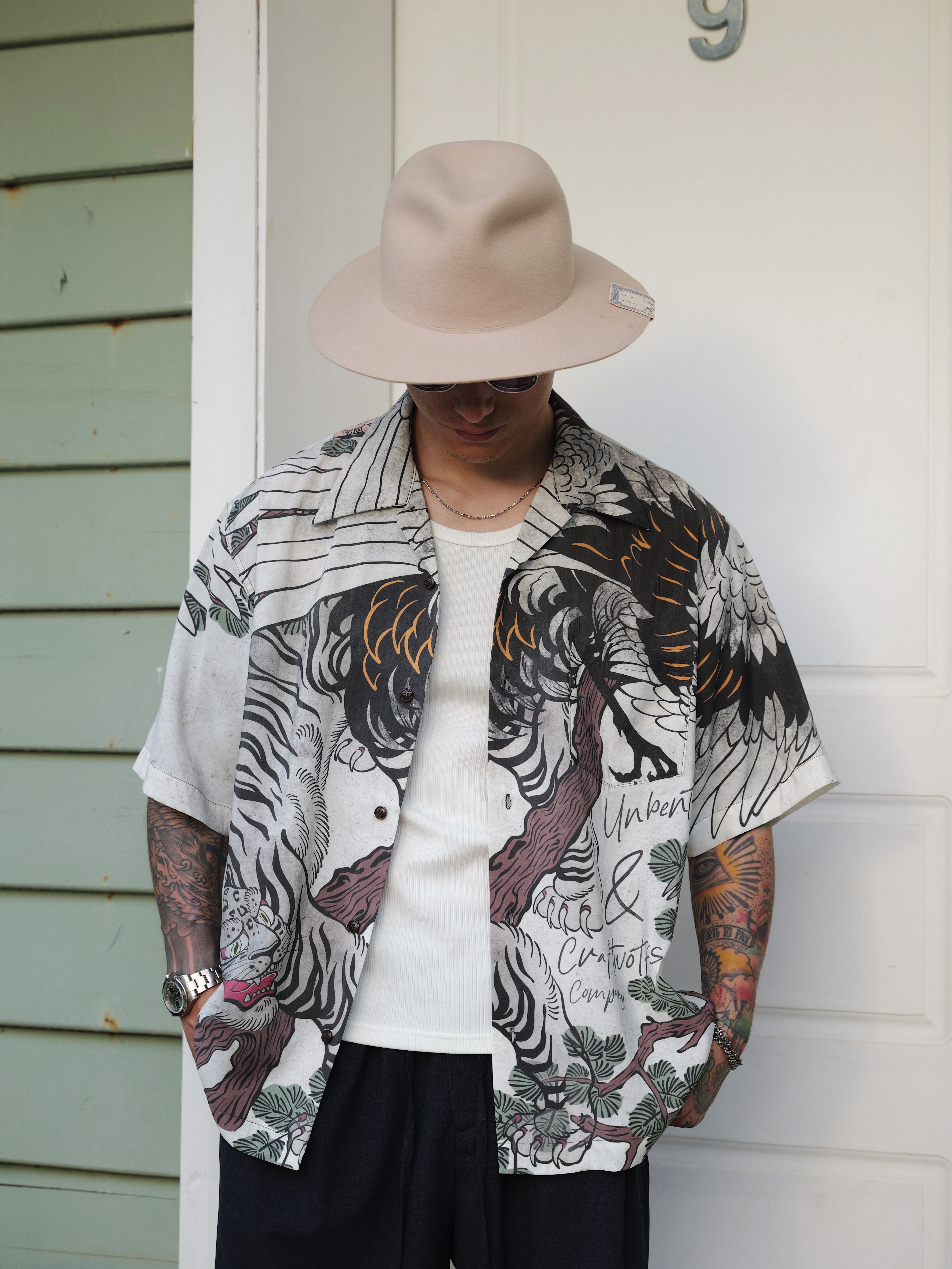 Unbent 26 S/S 虎鶴古巴領襯衫