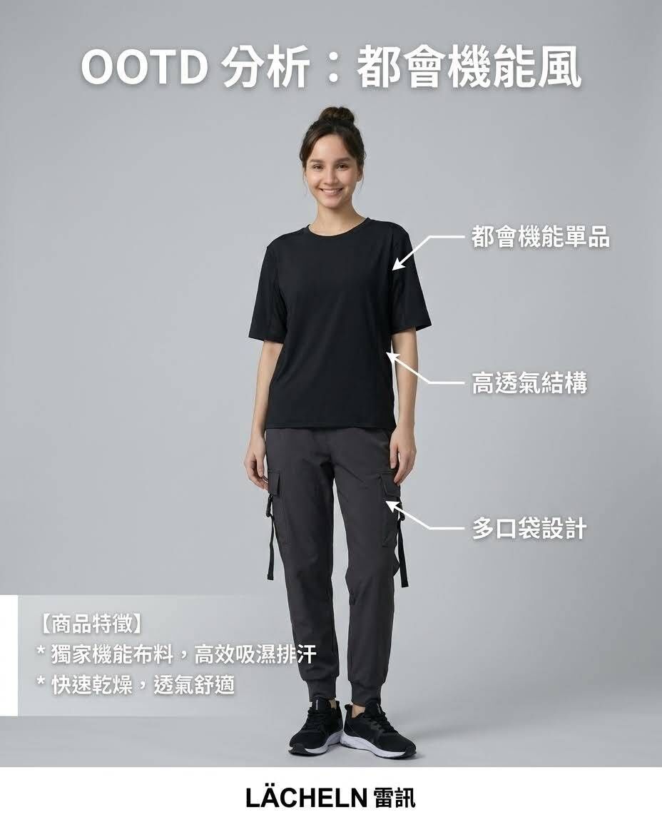 女拼接快乾圓TA32WA2 ootd
