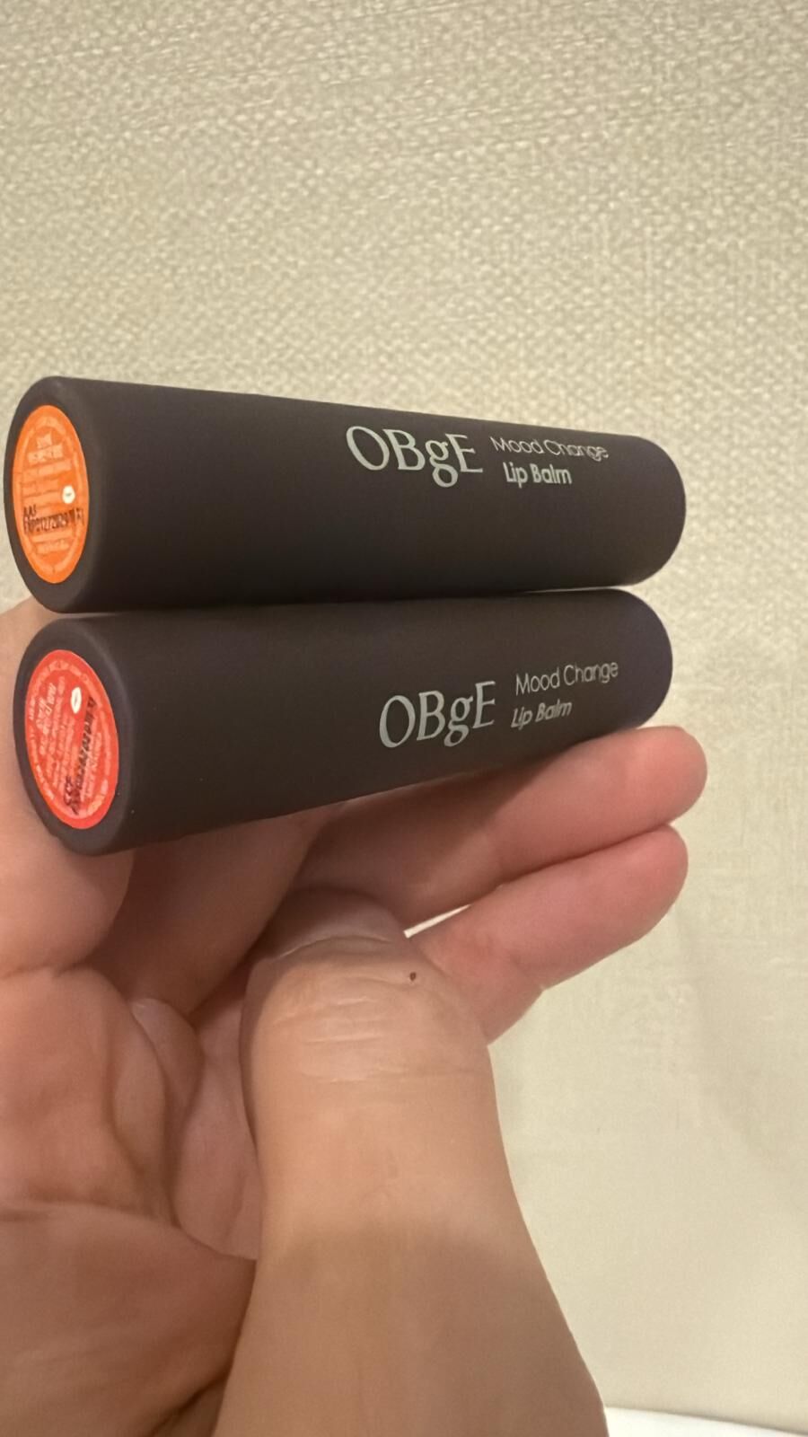 ZU002 OBgE 男士幻彩雙層變色潤唇膏 3g EXP:24個月