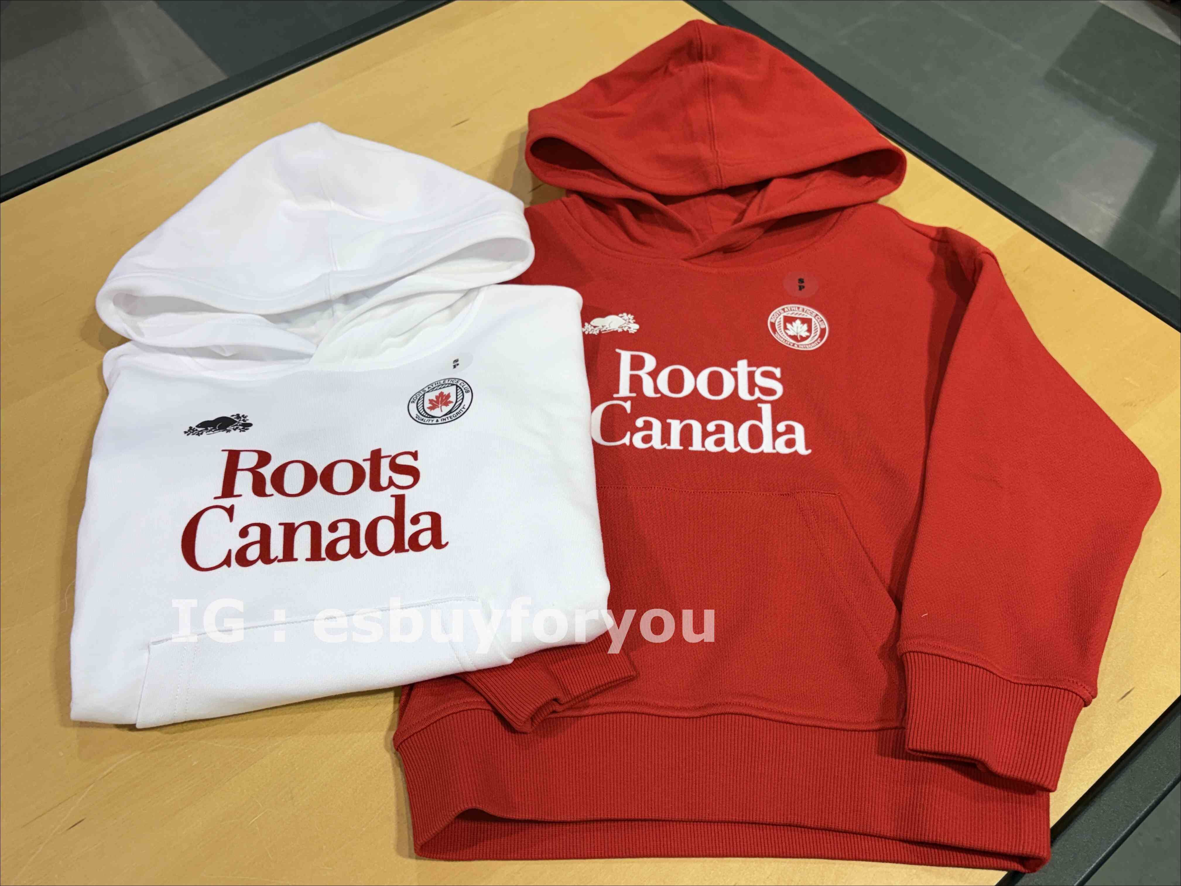 ROOTS 大童 加拿大世足款 落肩 寬版 帽TEE (2色)