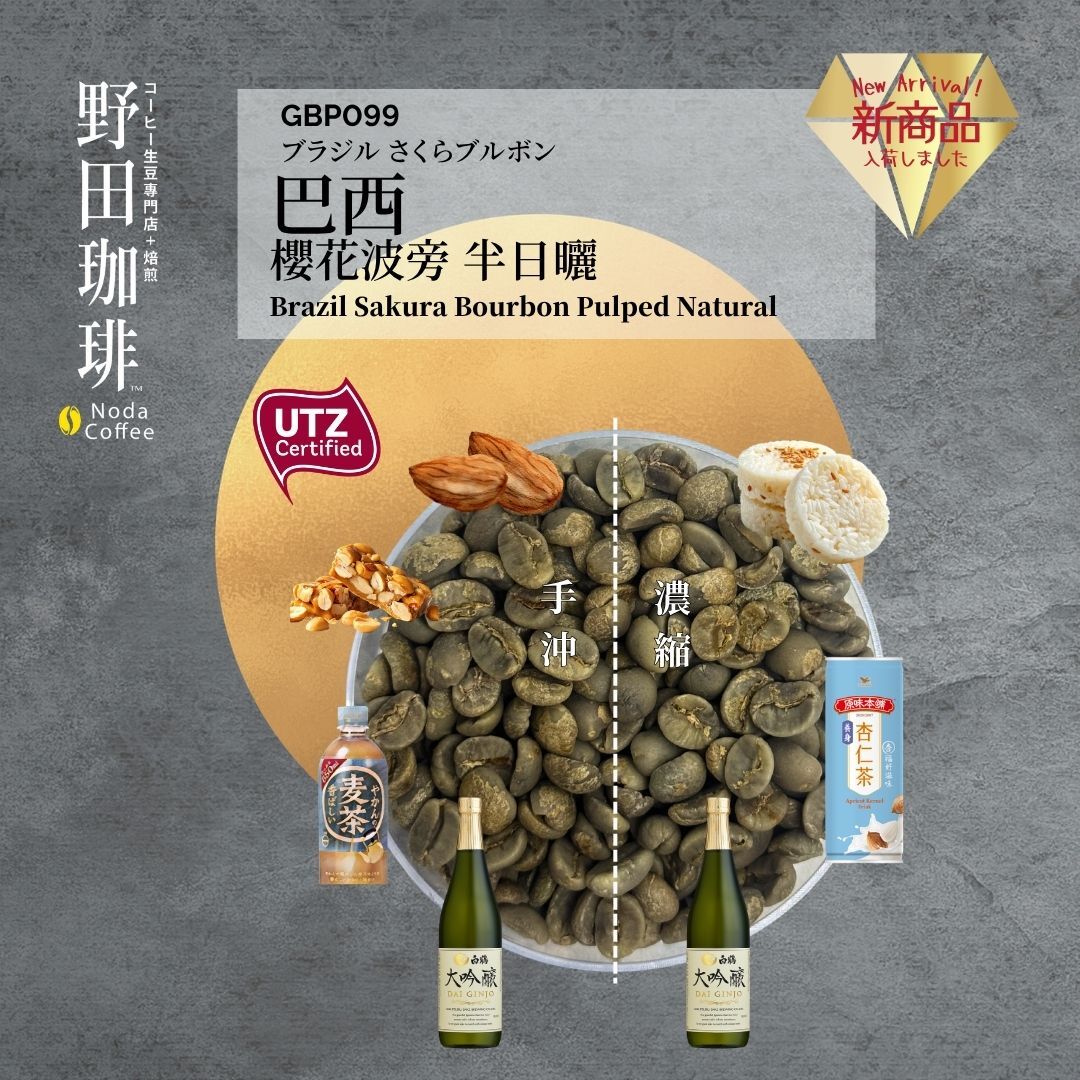 GBP099 Brazil Sakura Bourbon Pulped Natural
