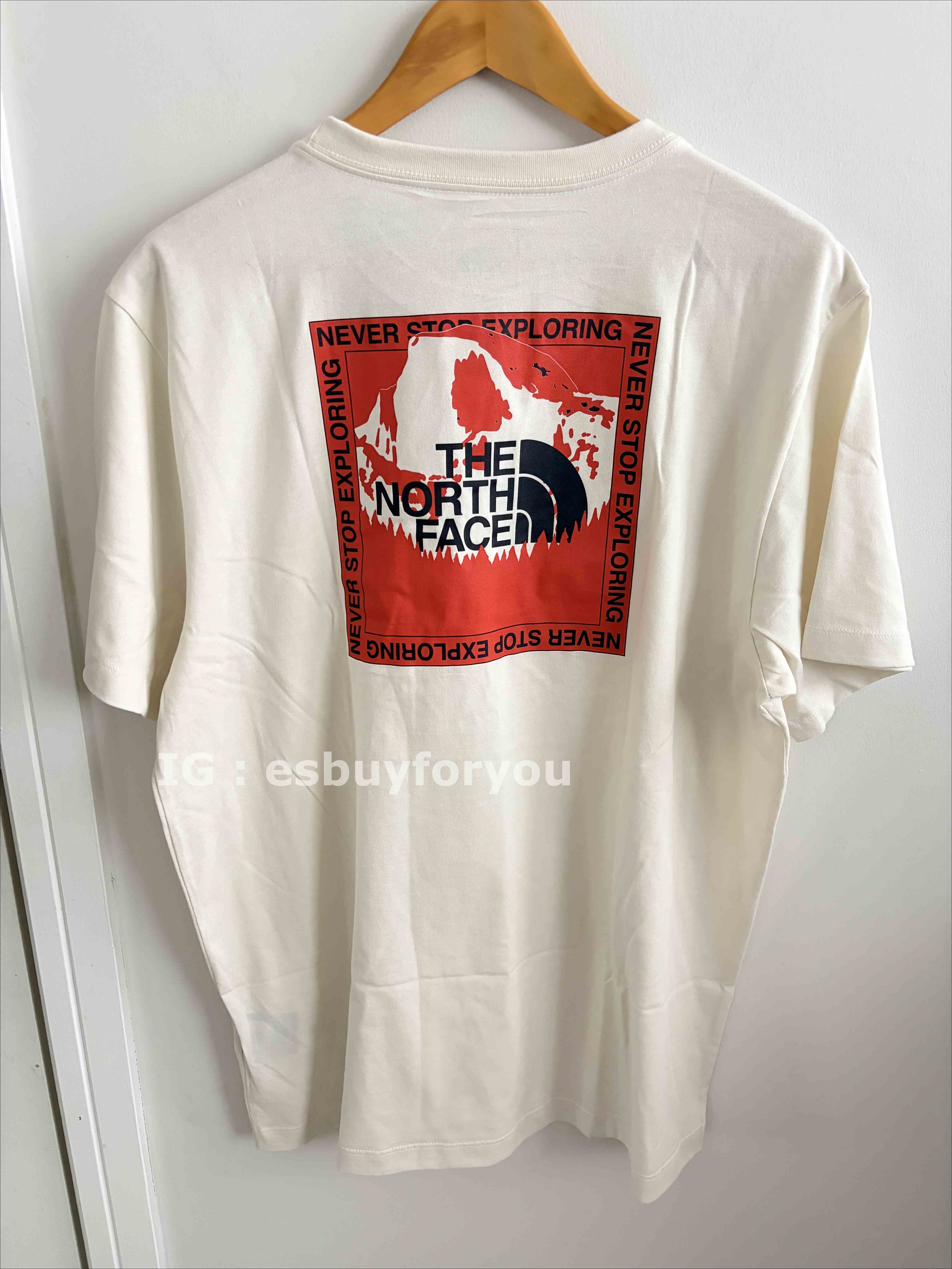 THE NORTH FACE 男大人 造型BOX山脈 正反圖案 短TEE