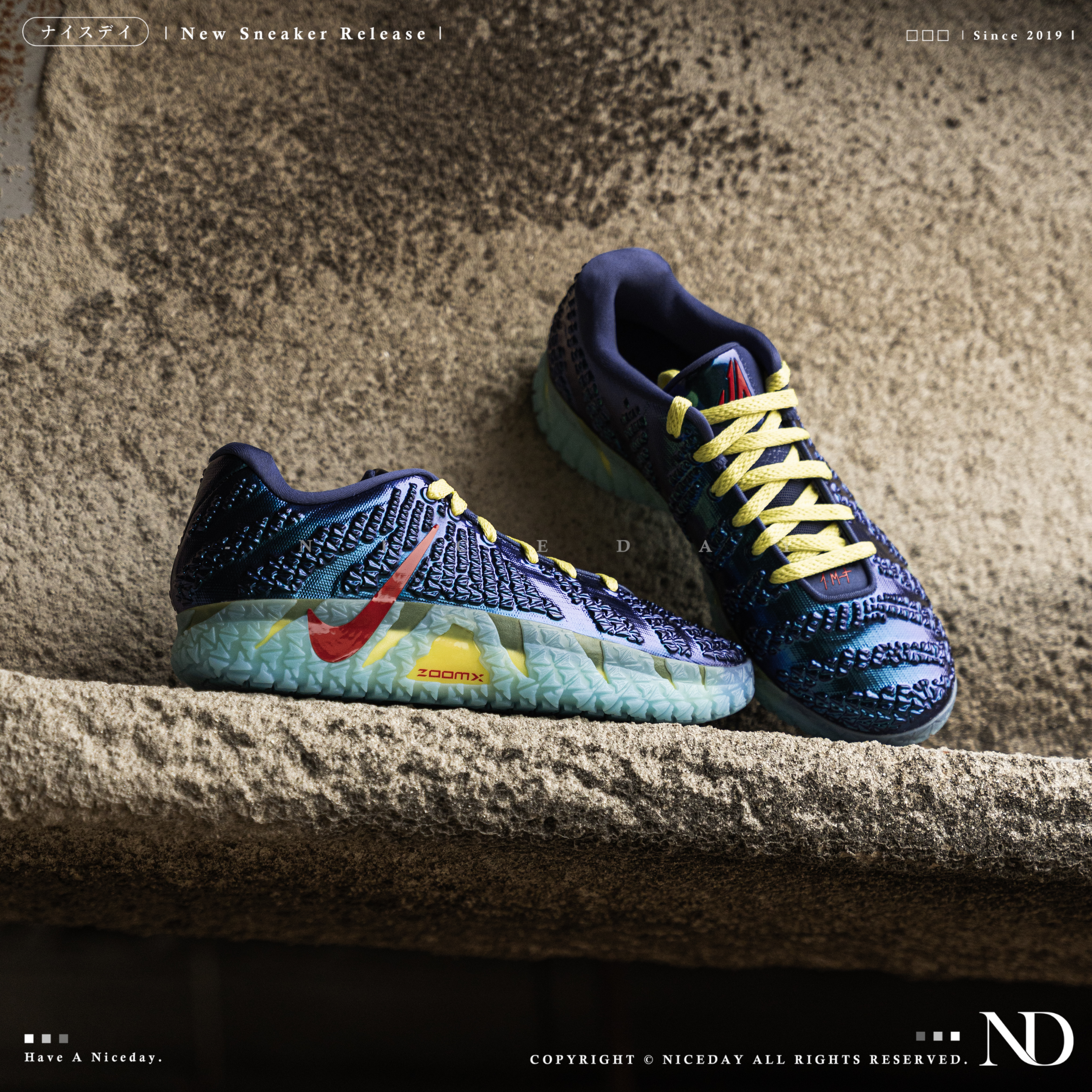 NICEDAY 現貨 Nike Ja Morant 3 藍 黃 紅 實戰 籃球鞋 IH1099-400